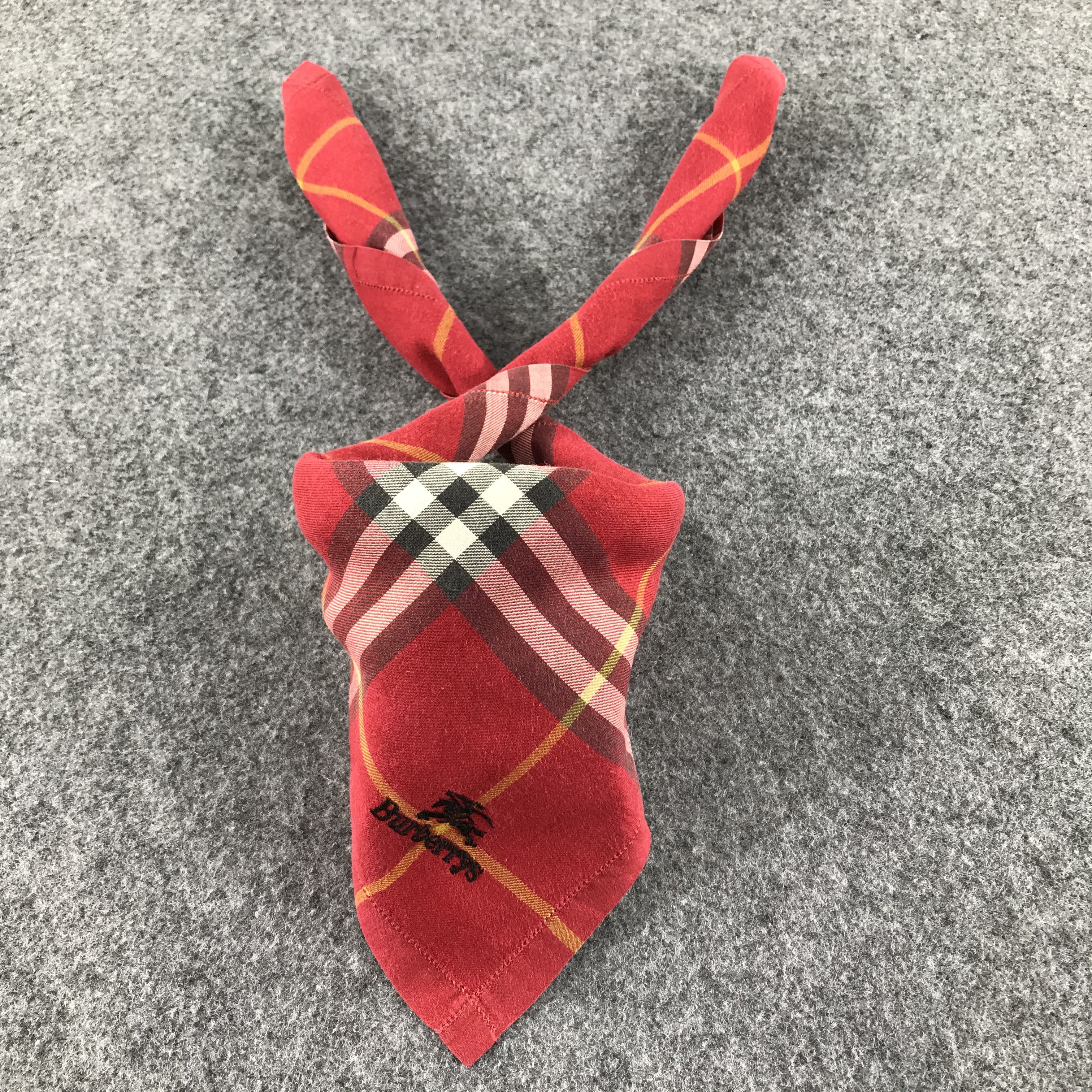 Burberry Burberrys Nova Check Handkerchief Neckerchief Bandana H518 Size ONE SIZE - 2 Thumbnail