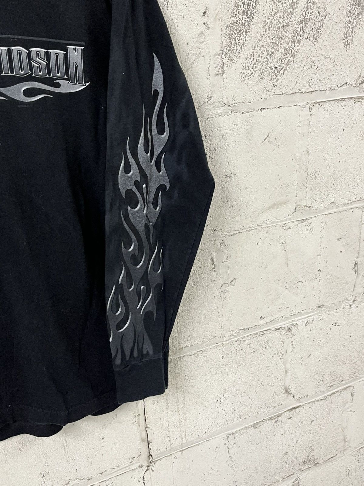 Harley Davidson Harley Davidson flame longsleeve rare streetwear hype skater Size US M / EU 48-50 / 2 - 6 Thumbnail