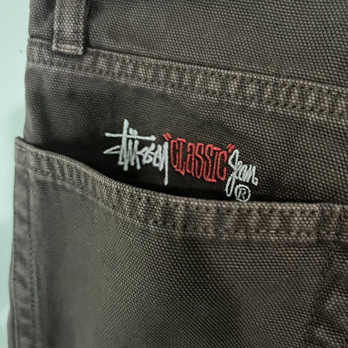 Stussy Classic Jean Washed Canvas Denim Size US 28 / EU 44 - 6 Thumbnail