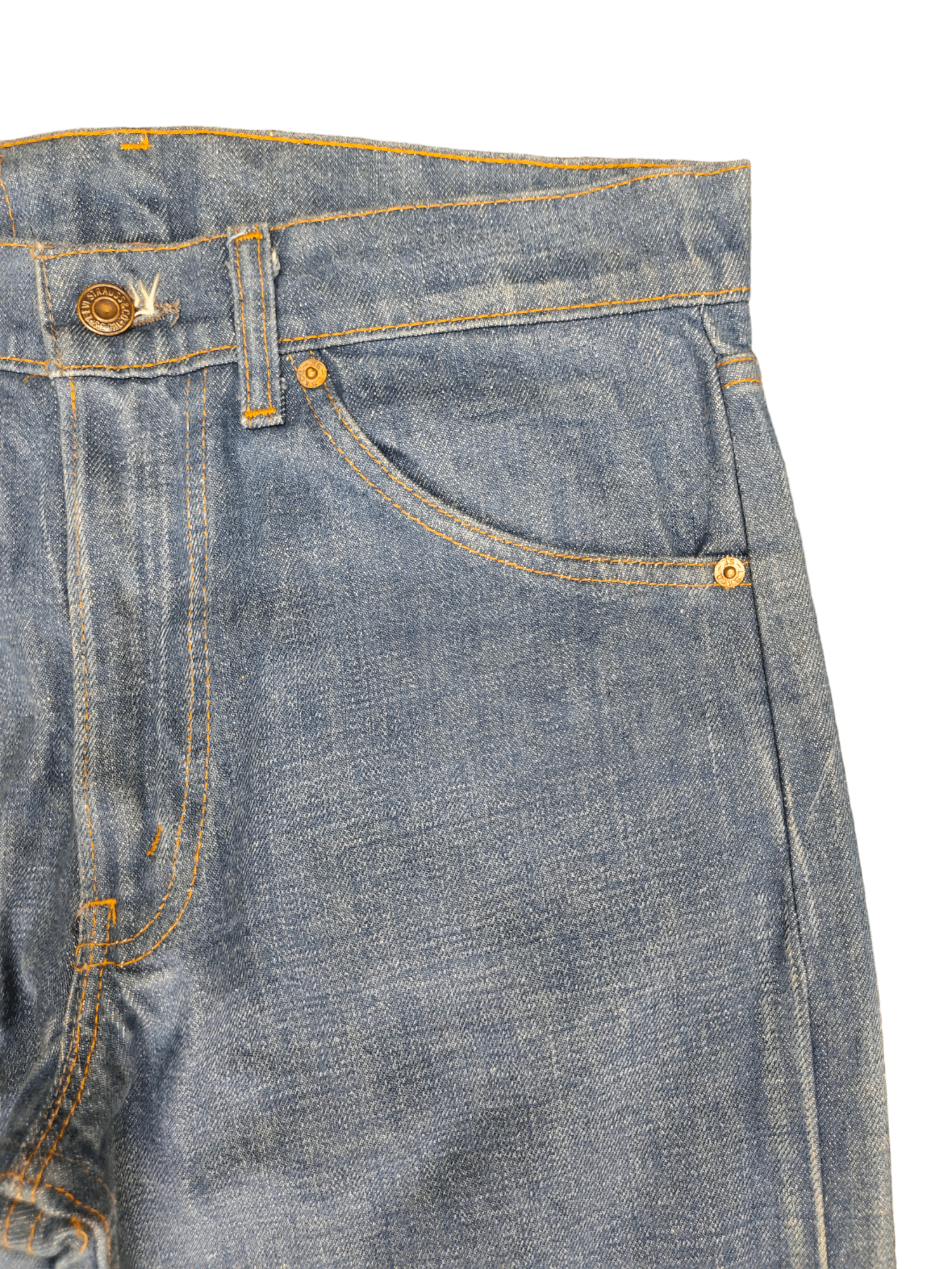 Levi's Vintage 80s Levis 505 Distressed Denim Jeans No#8 Size US 30 / EU 46 - 3 Thumbnail
