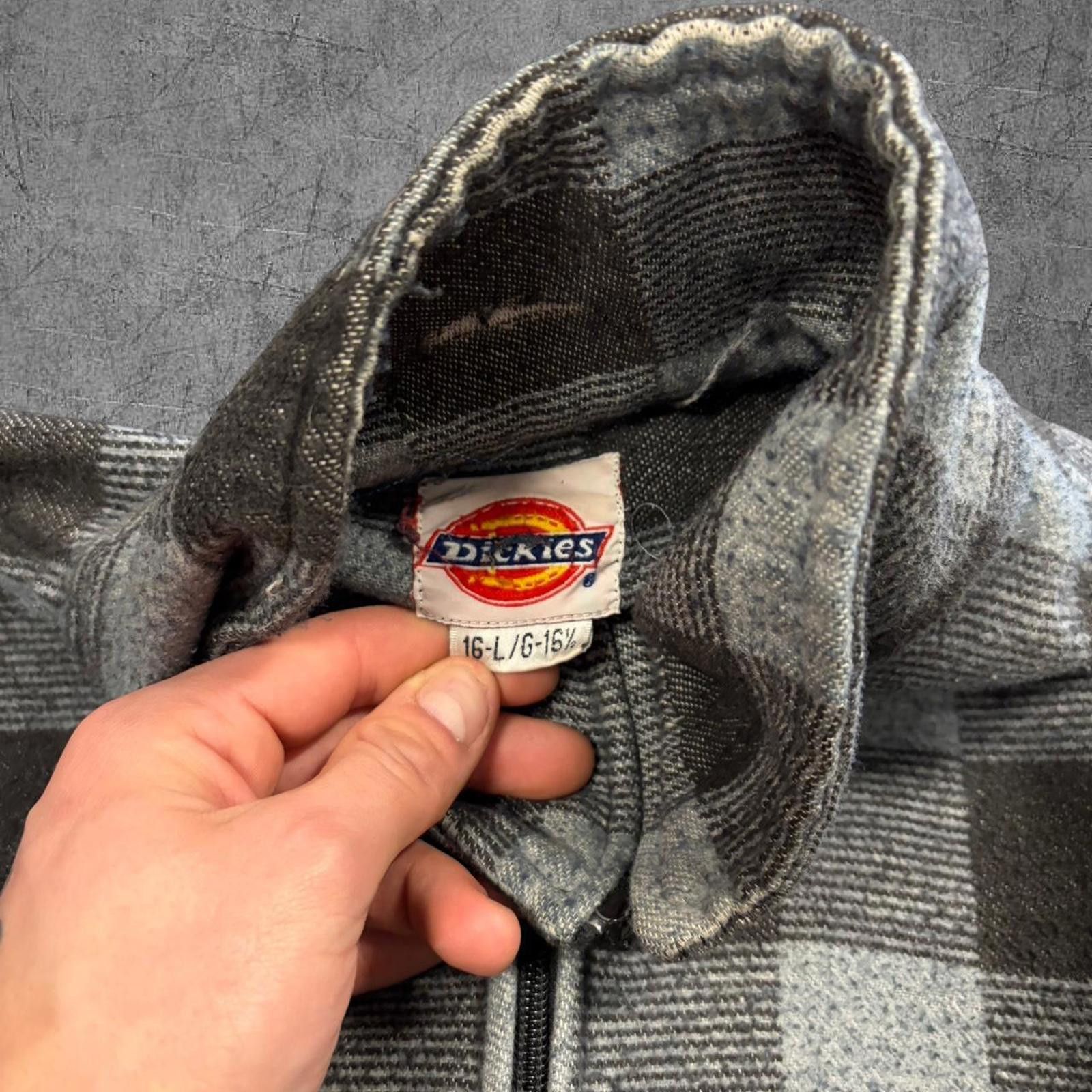Dickies 90s Dickies Zip Up Flannel Size US L / EU 52-54 / 3 - 3 Thumbnail