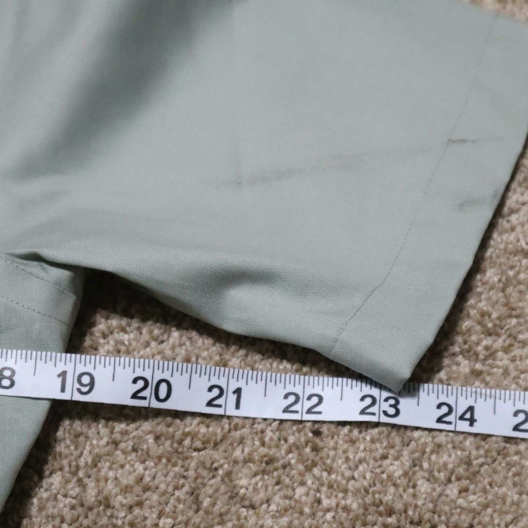 Vintage VINTAGE Covington Men's Short Sleeve Dress Shirt 14.5 Green Wrinkle-Free Casual Business Size 36R - 6 Thumbnail