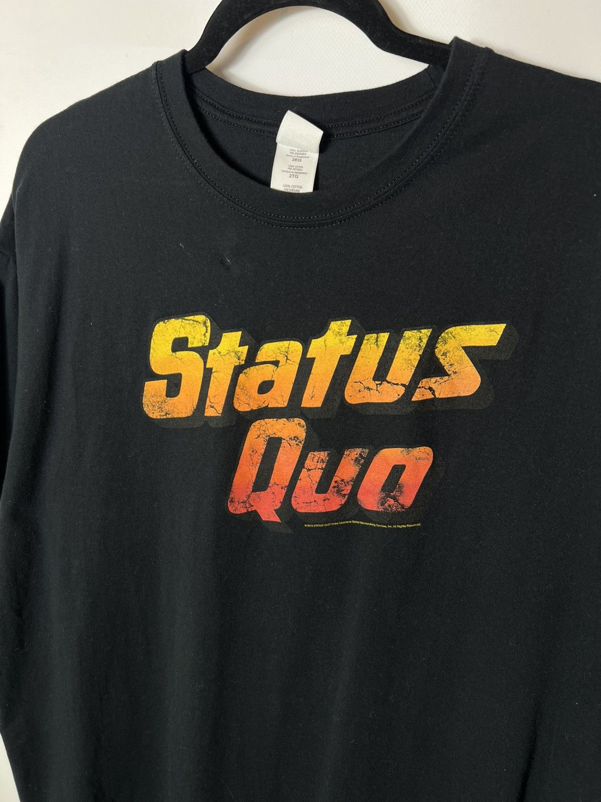 Band Tees Vintage streetwear Band Rock Tour Status Quo T-shirt Size US XL / EU 56 / 4 - 2 Thumbnail