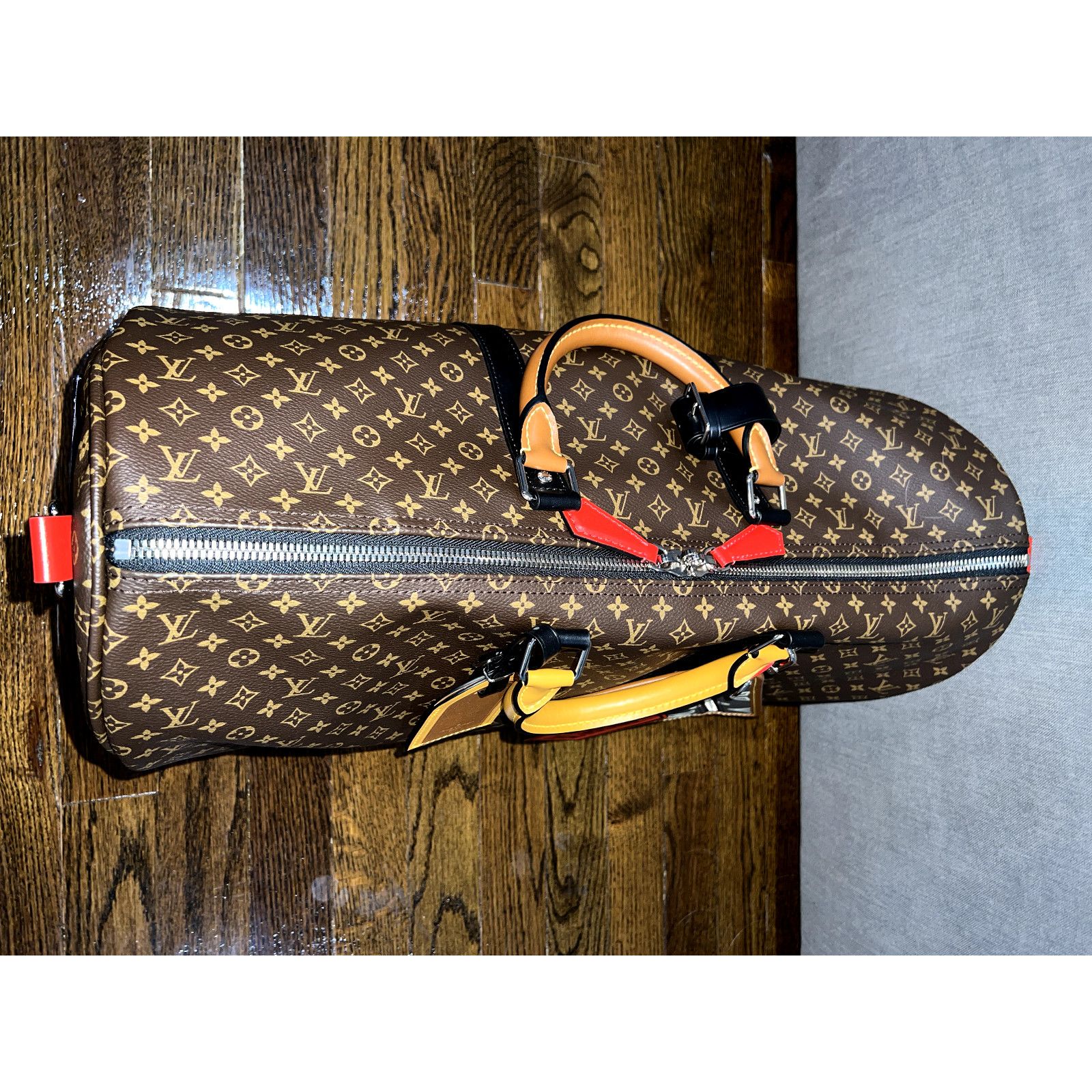 Louis Vuitton Louis Vuitton Keepall Bandouliere Patchwork Travel Bag Size ONE SIZE - 9 Thumbnail