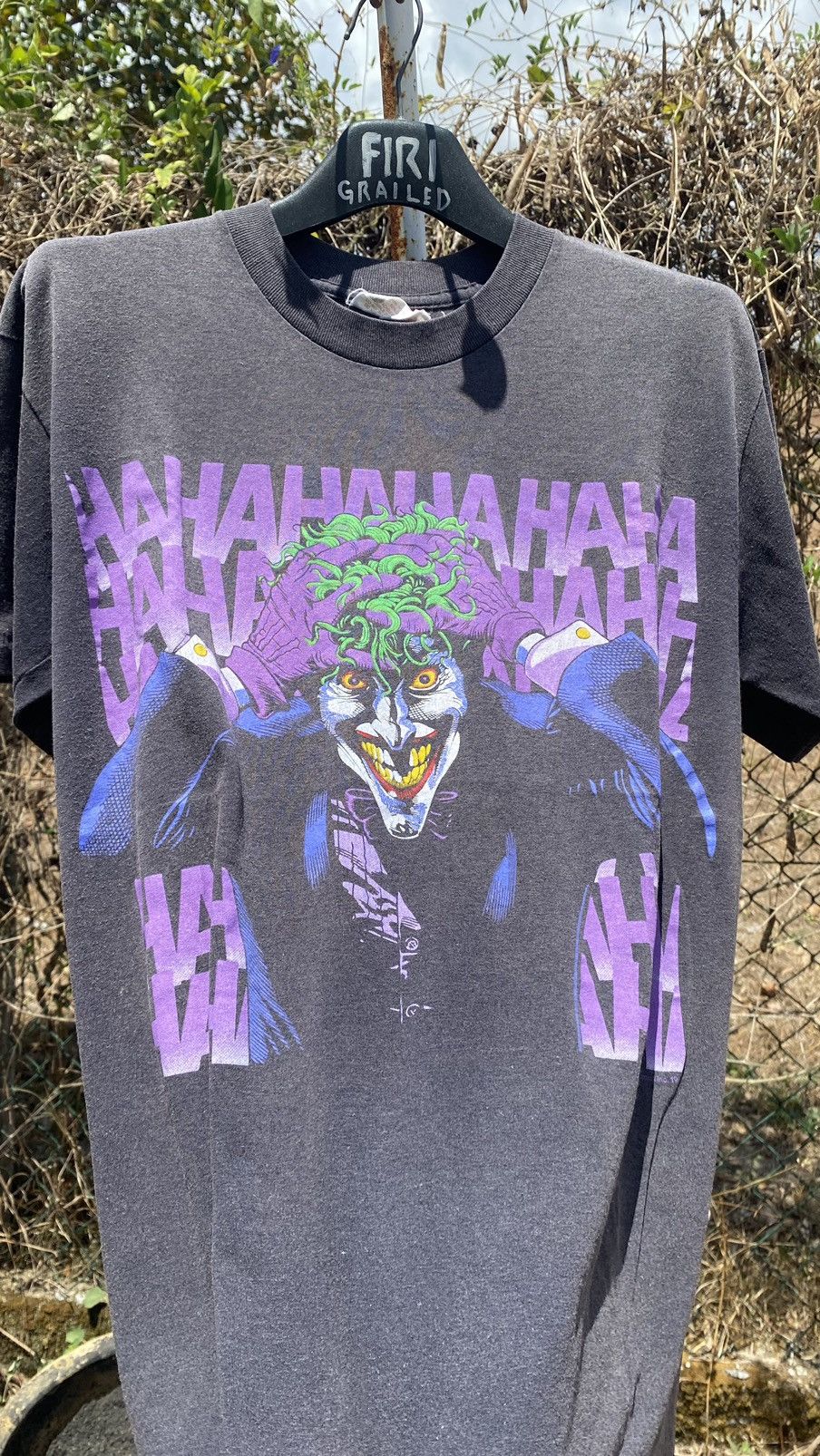 Vintage Vintage 80s The Joker "Killing Joke" T-shirt Size US L / EU 52-54 / 3 - 4 Thumbnail