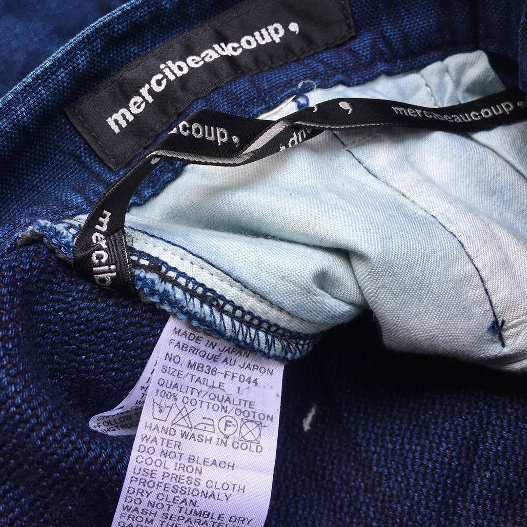Issey Miyake × mercibeaucoup Issey Miyake Mercibeaucoup Sarouel Indigo Trousers Size US 32 / EU 48 - 5 Thumbnail