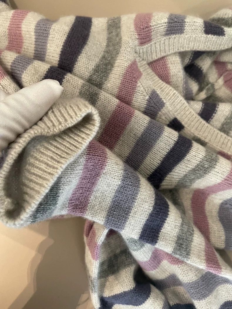 Loro Piana Loro Piana Colorblock Stripe Cashmere Sweater- Size US L / EU 52-54 / 3 - 6 Thumbnail
