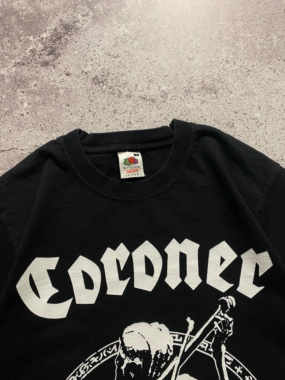 Band Tees CORONER “PUNISHMENT FOR DECADENCE” THRASH METAL BAND T SHIRT Size US S / EU 44-46 / 1 - 5 Thumbnail