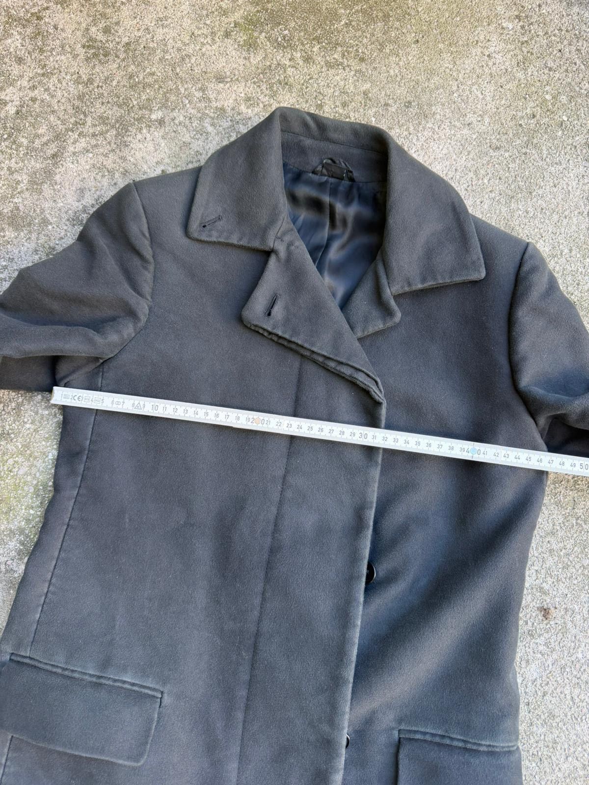 Helmut Lang Helmut Lang 2003 funnel neck brushed wool coat Size US XS / EU 42 / 0 - 9 Thumbnail