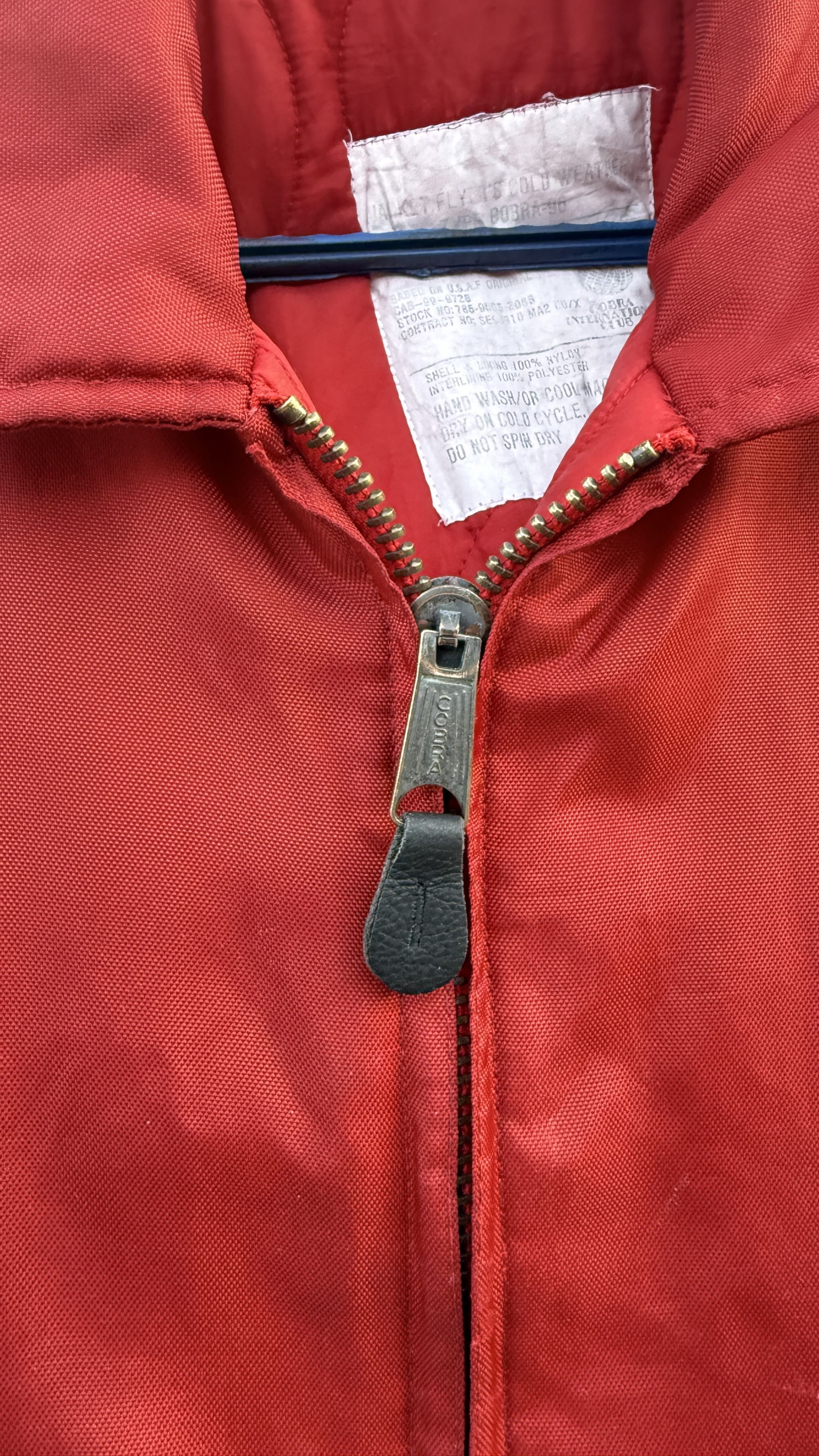 Cobra 🔥 Military Bomber flight jacket puffer red supreme size xl Size US XL / EU 56 / 4 - 9 Thumbnail