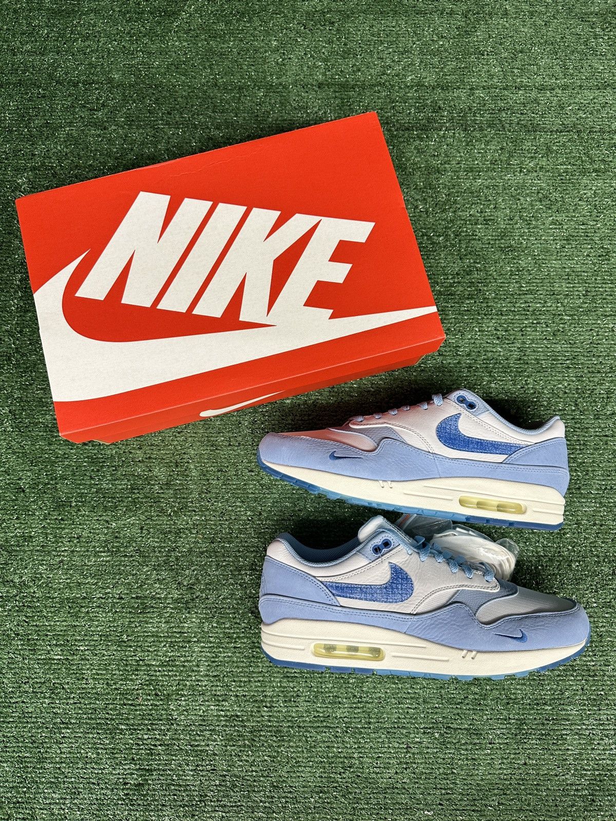 Nike Nike Air Max 1 PRM ‘Blueprint’ Size US 12 / EU 45 - 1 Thumbnail