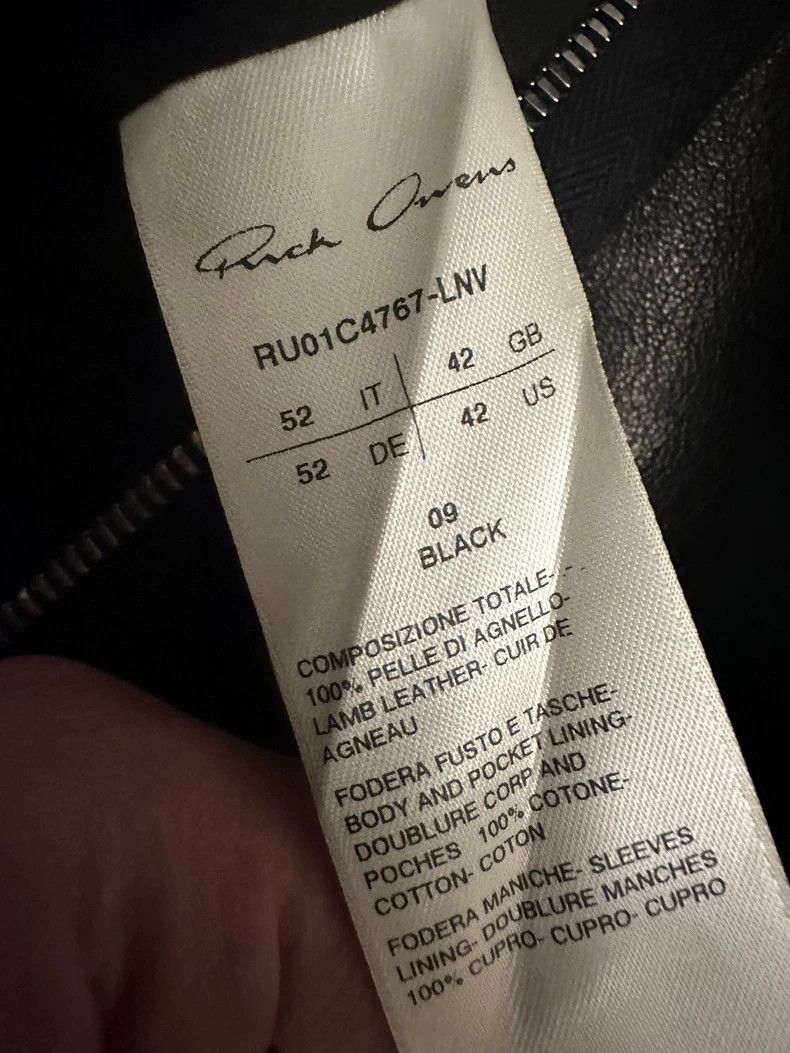 Rick Owens rick owens Leather Jackets 2501-Nextarrow Size US L / EU 52-54 / 3 - 4 Thumbnail
