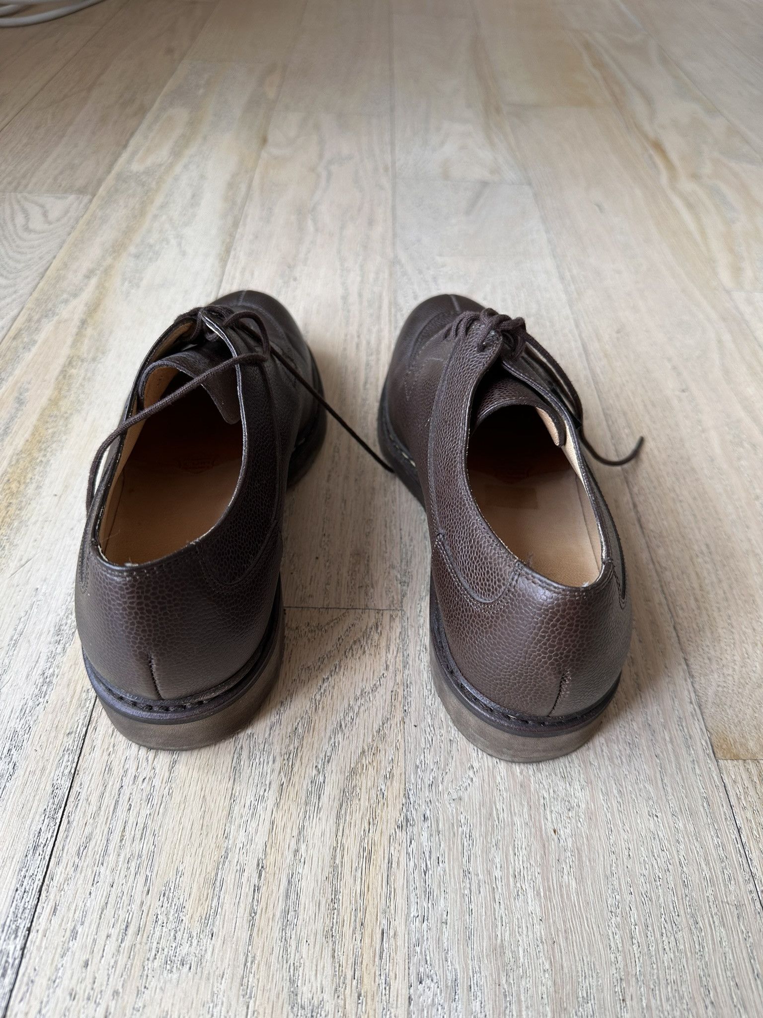 Paraboot Paraboot Avignon Griff II Grain Leather Shoes - Marron Moka Size US 8 / EU 41 - 3 Thumbnail