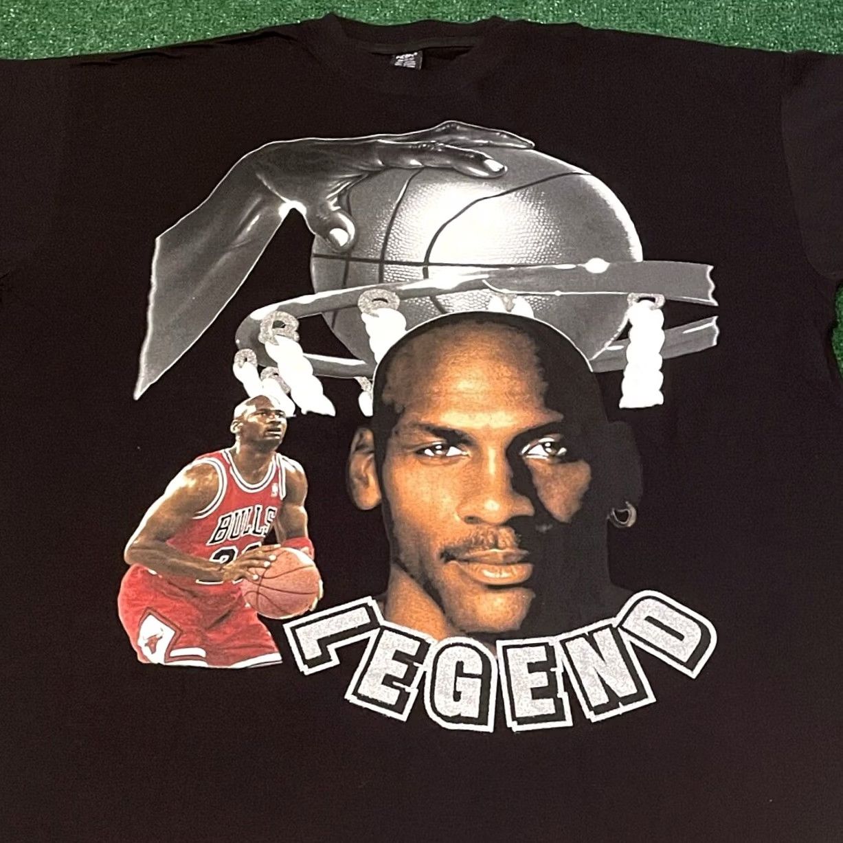 Jordan Brand VINTAGE 90s Michael Jordan Chicago Bulls Legend Shirt Mens XXL Black Y2k VTG Size US XXL / EU 58 / 5 - 3 Thumbnail