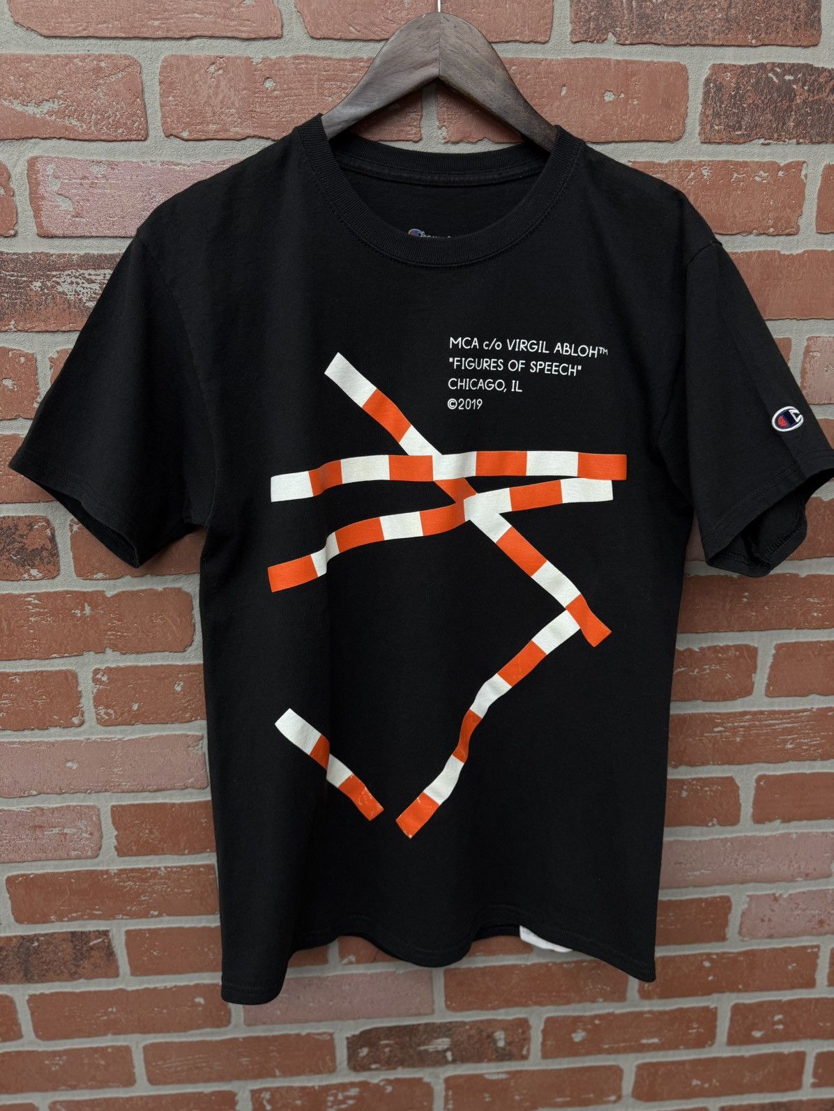 Off-White Off White Champion Tee Shirt Virgil Abloh Size M Size US M / EU 48-50 / 2 - 1 Thumbnail