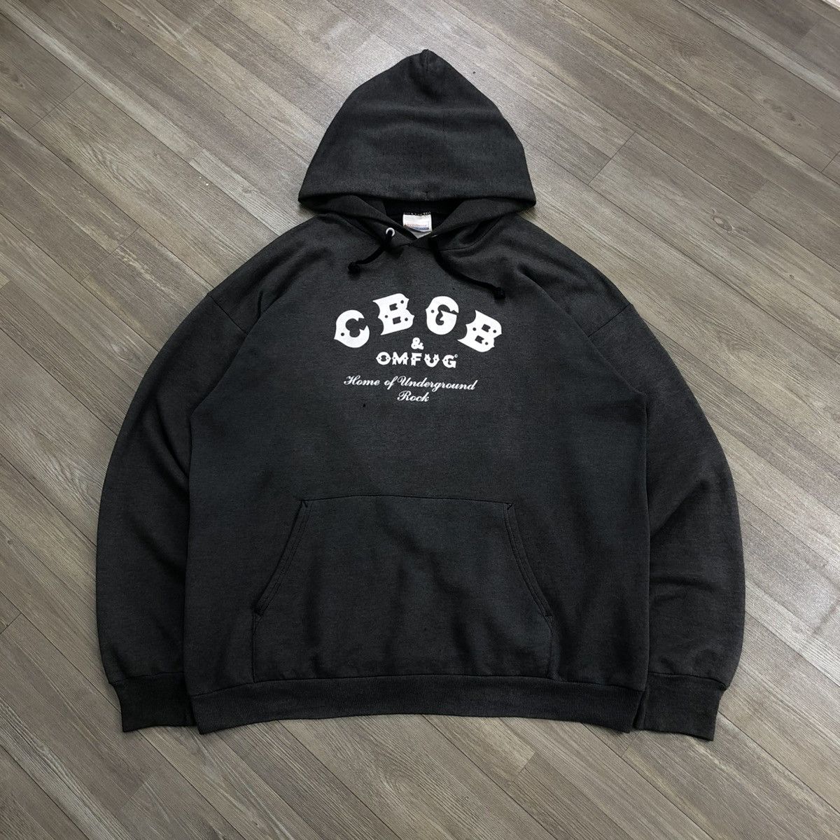 Band Tees × Vintage Vintage Band CBGB OMFUG “Home of Underground Rock” Hoodie Size US L / EU 52-54 / 3 - 1 Thumbnail