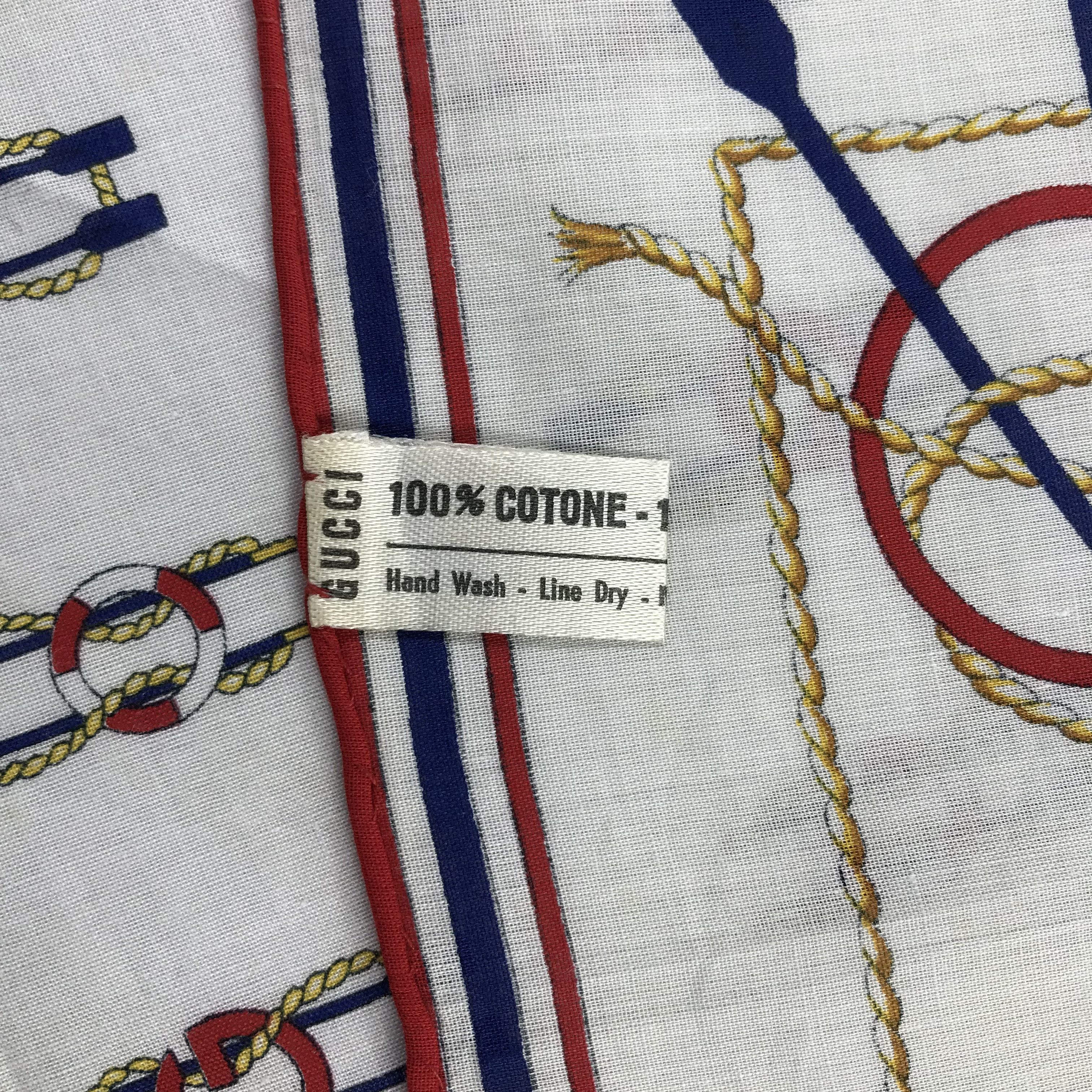 Gucci Gucci Handkerchief / Bandana / Neckerchief C735 Size ONE SIZE - 7 Thumbnail