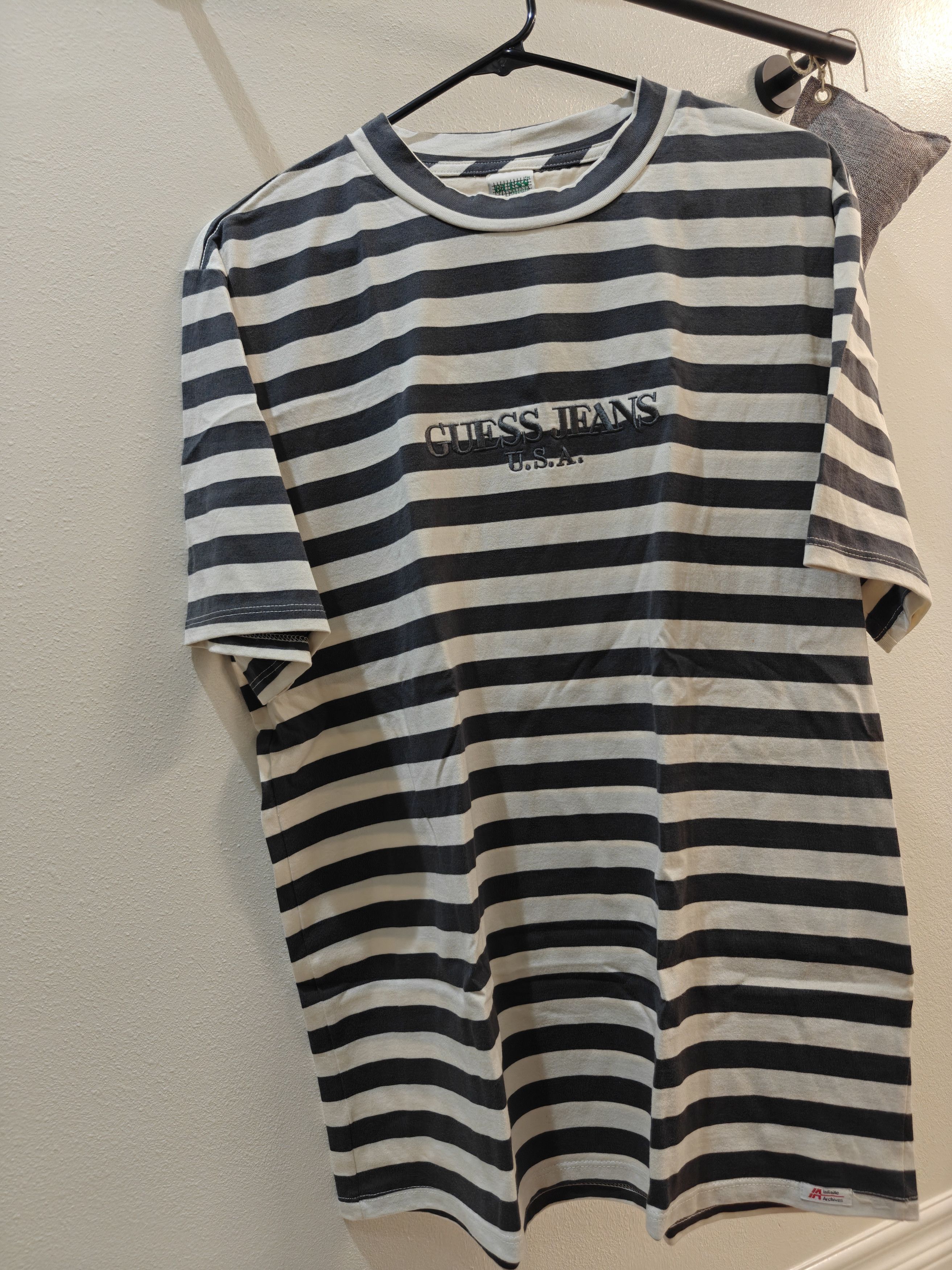 Guess Guess X Infinite Archives Striped T Shirt Size US M / EU 48-50 / 2 - 1 Thumbnail