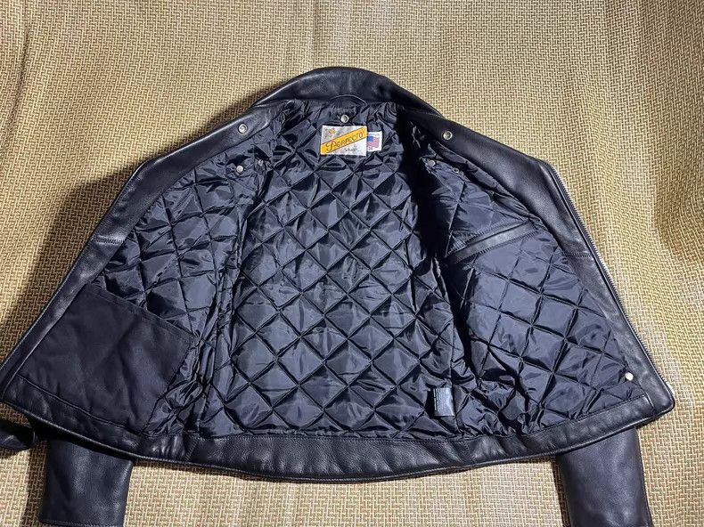 Schott Schott 118 cable-stayed leather jacket Size US S / EU 44-46 / 1 - 9 Thumbnail