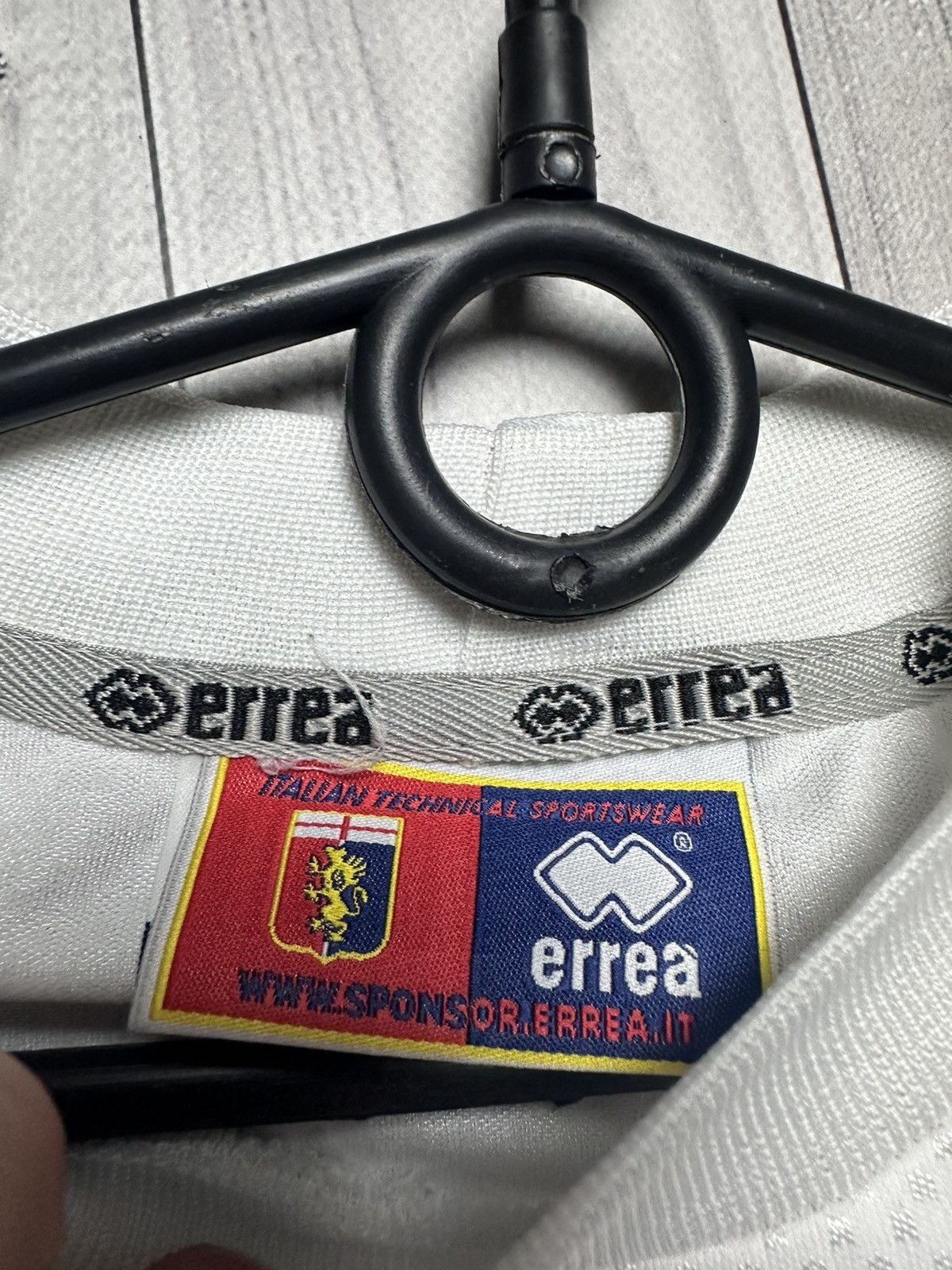Errea × Vintage Vintage Genoa soccer jersey Errea size XL rare away Size US XL / EU 56 / 4 - 4 Thumbnail