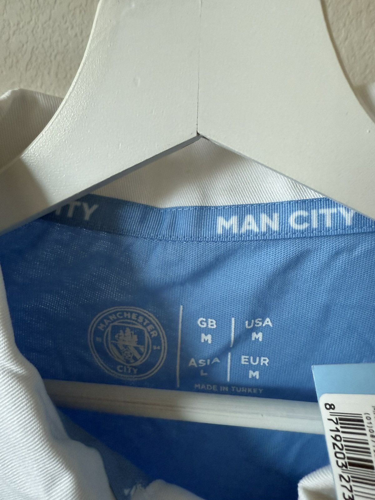 Other Manchester City Long Sleeve Logo Polo 👕 ⚽️ Size US M / EU 48-50 / 2 - 5 Thumbnail