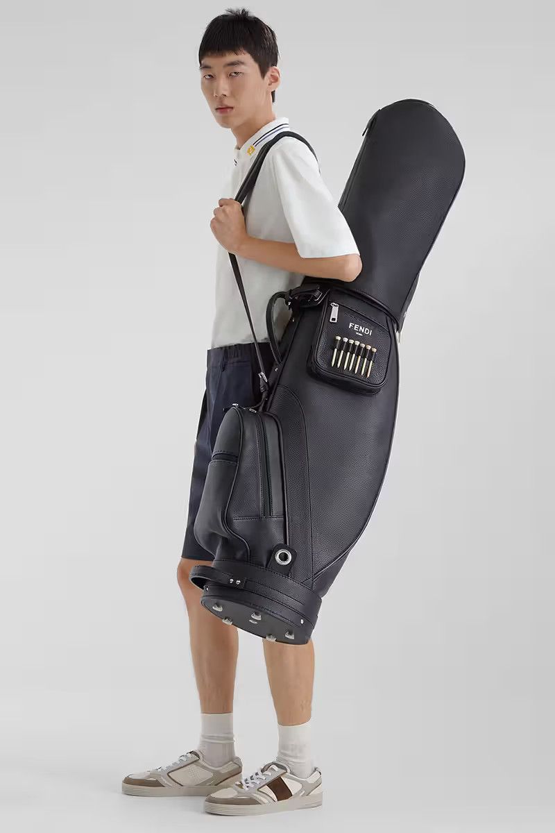 Fendi o1w1db10825 7AL027 Size: OS / Selleria Golf Bag in Black Size ONE SIZE - 3 Thumbnail