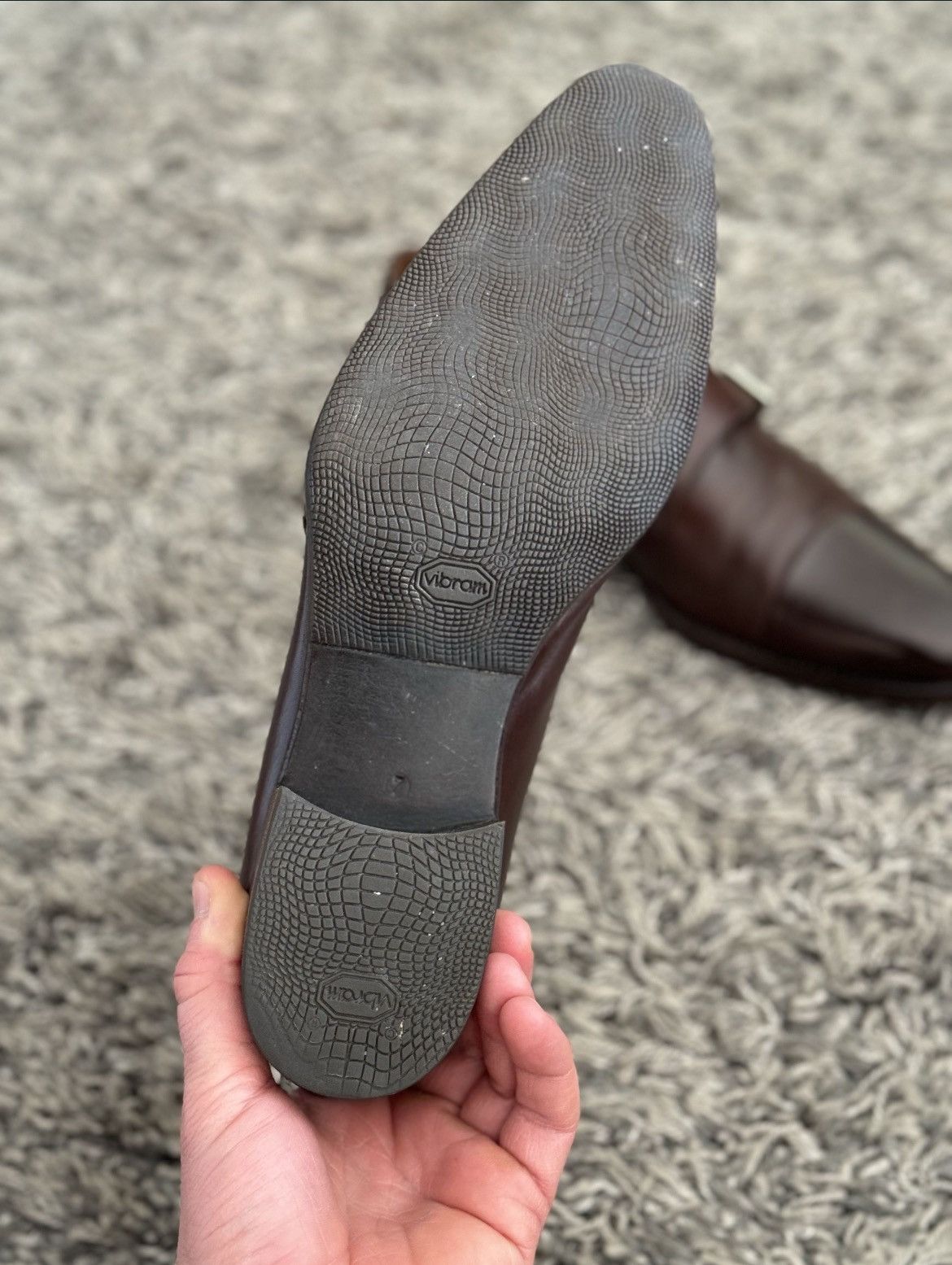 Gravati Gravati leather derby shoes formal hand made in Italy Size US 7 / EU 40 - 6 Thumbnail
