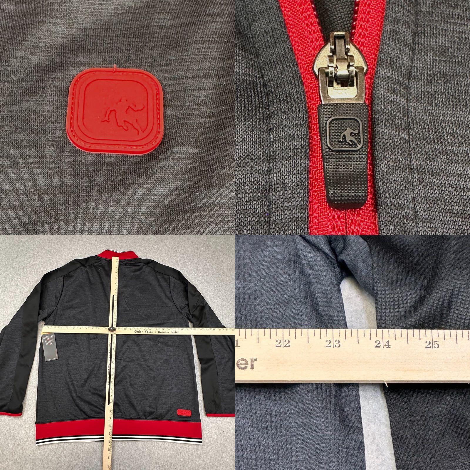 Vintage AND1 Dribble Jacket Mens XL Full Zip Black Heather Shooting Shirt Basketball NWT Size US XL / EU 56 / 4 - 8 Thumbnail