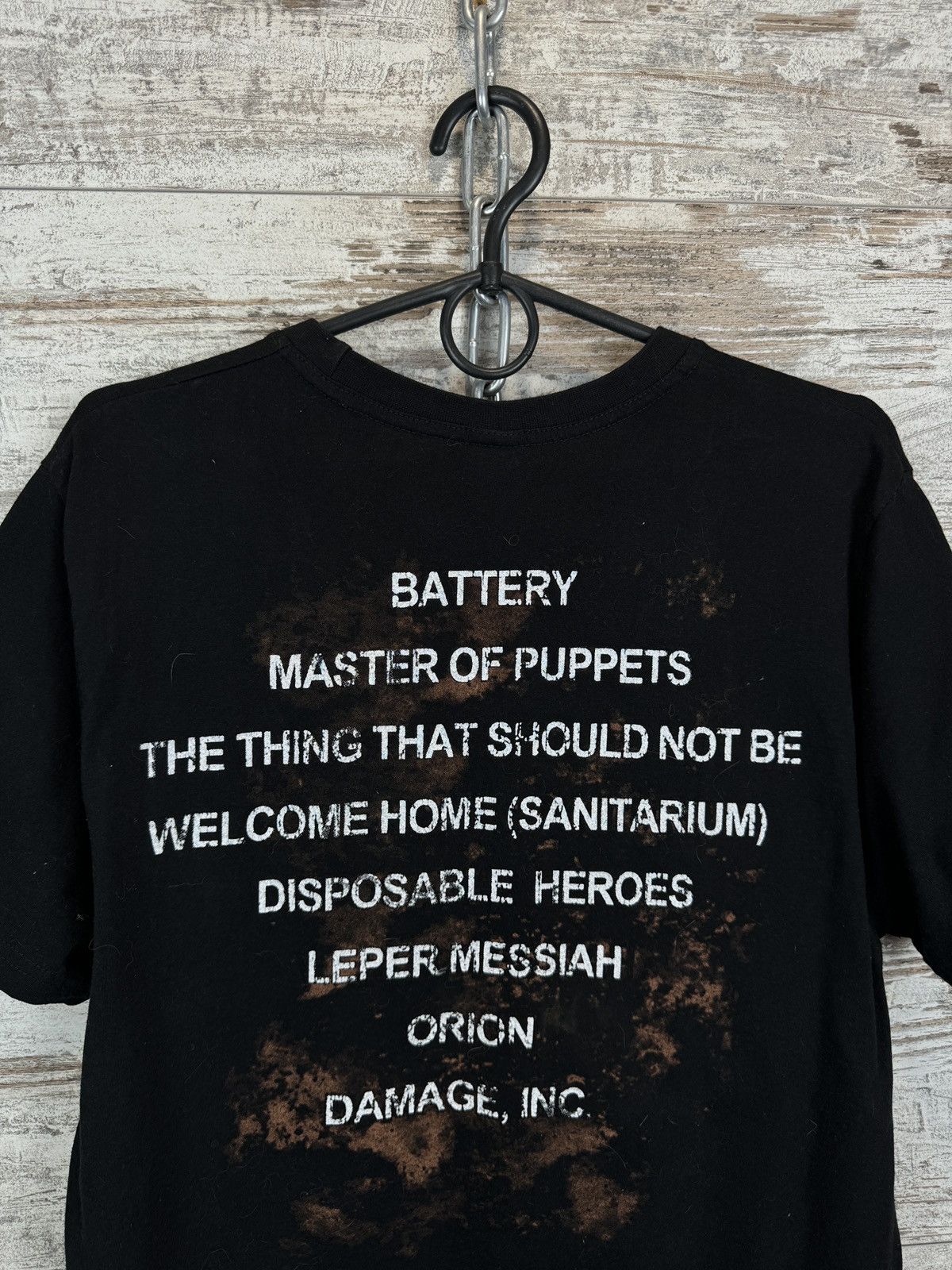Band Tees × Metallica × Vintage Mens Vintage Metallica T-shirt rock band tee rare Size US L / EU 52-54 / 3 - 10 Thumbnail
