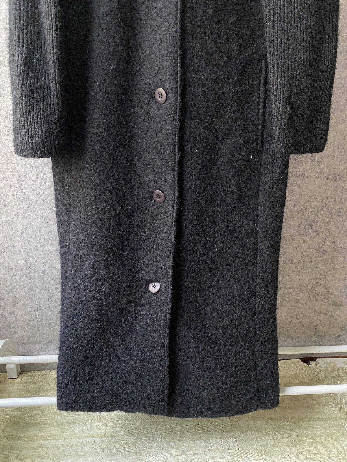 Issey Miyake Vintage 80s Issey Miyake Wool Long Coat Size US M / EU 48-50 / 2 - 6 Thumbnail