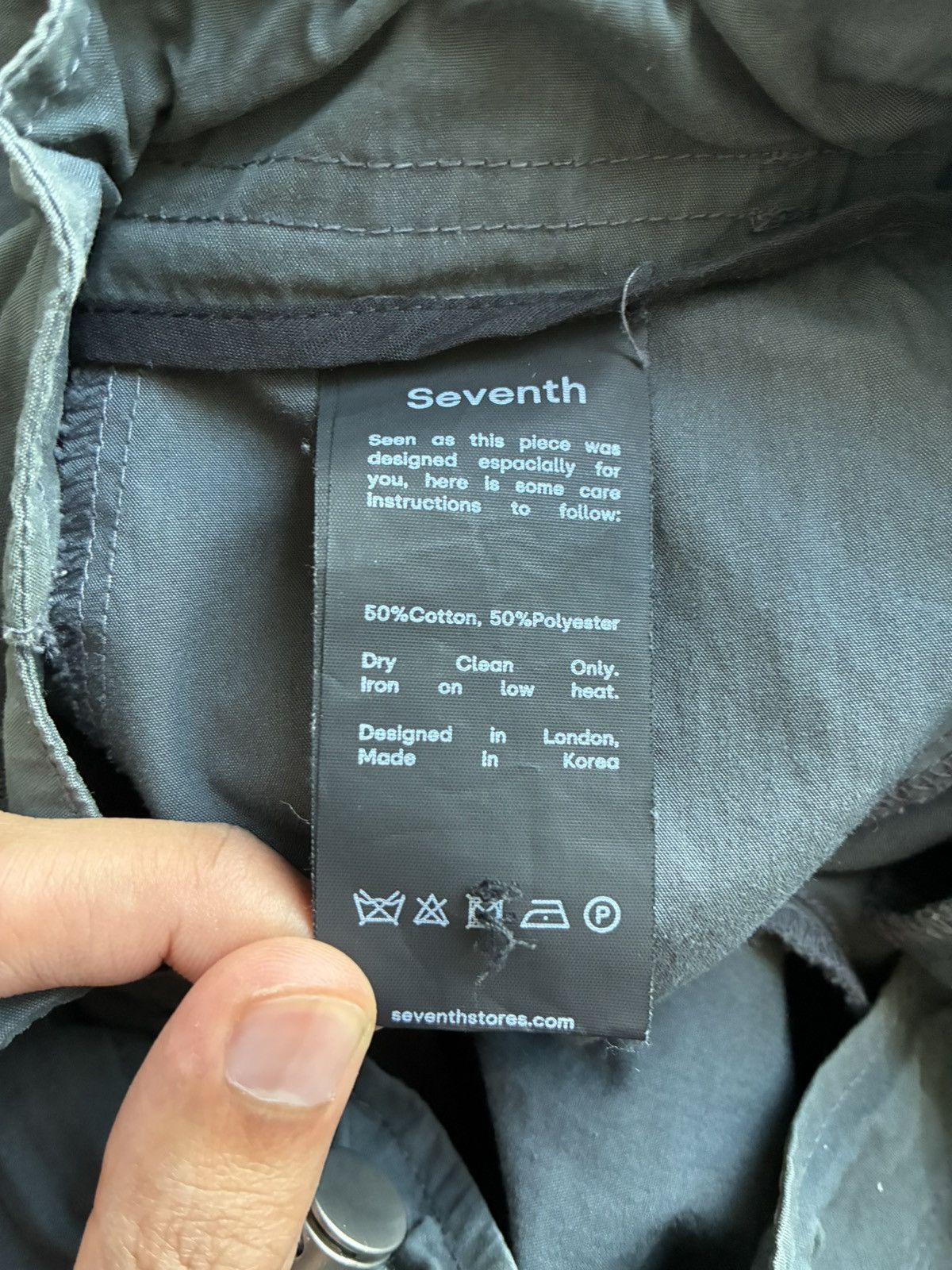 Seventh Ssense Exclusive Gray Combats 410 Trousers In Deep Teal Size US 32 / EU 48 - 7 Thumbnail