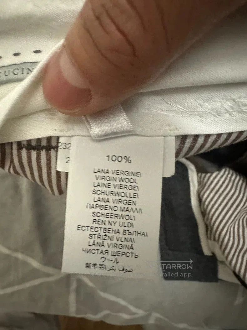 Brunello Cucinelli Brunello Cucinelli Men's Gray Trousers. Size US 30 / EU 46 - 3 Thumbnail