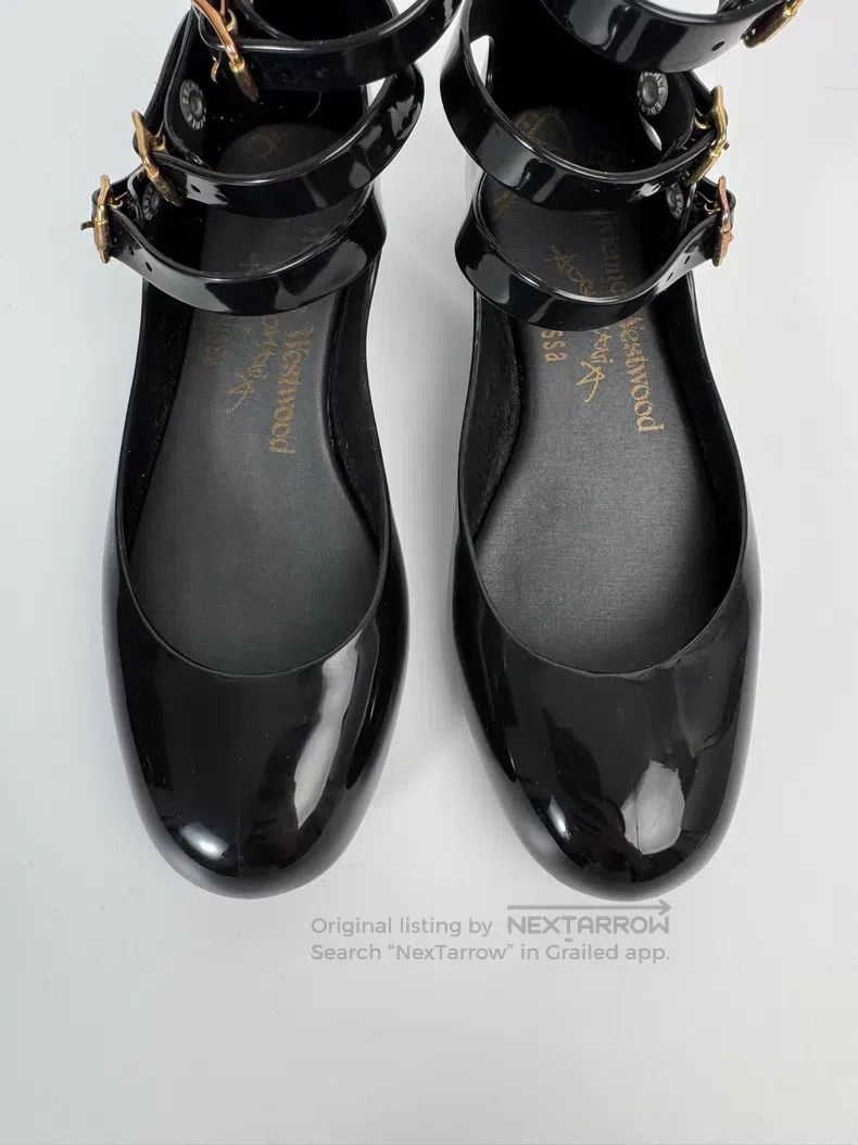 Vivienne Westwood Vivienne Westwood Black Triple Strap Roman Shoes Mary Jane Size US 4.5 / IT 34.5 - 5 Thumbnail