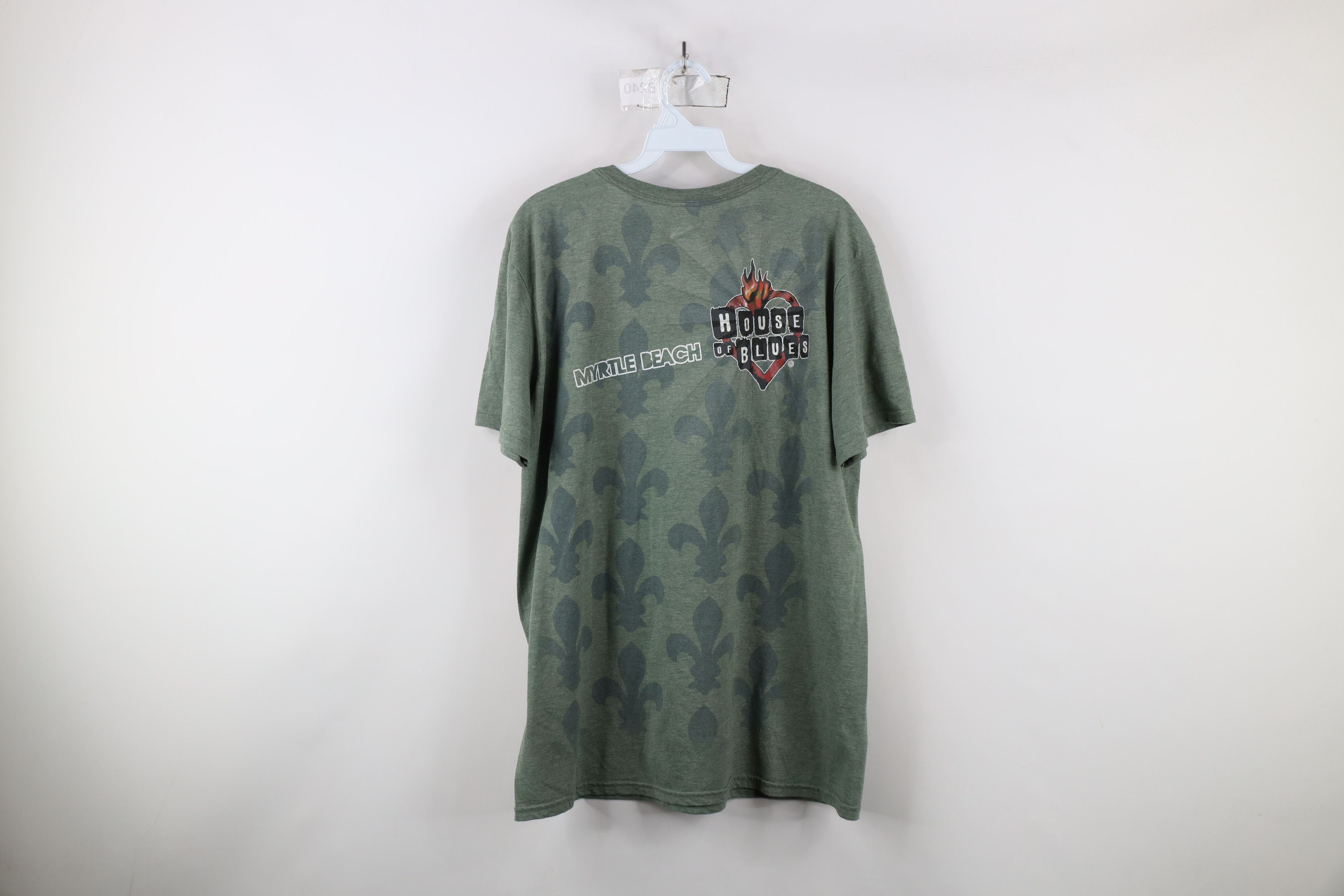 Vintage Vintage Spell All Over Print House of Blues T-Shirt Green Size US L / EU 52-54 / 3 - 12 Thumbnail