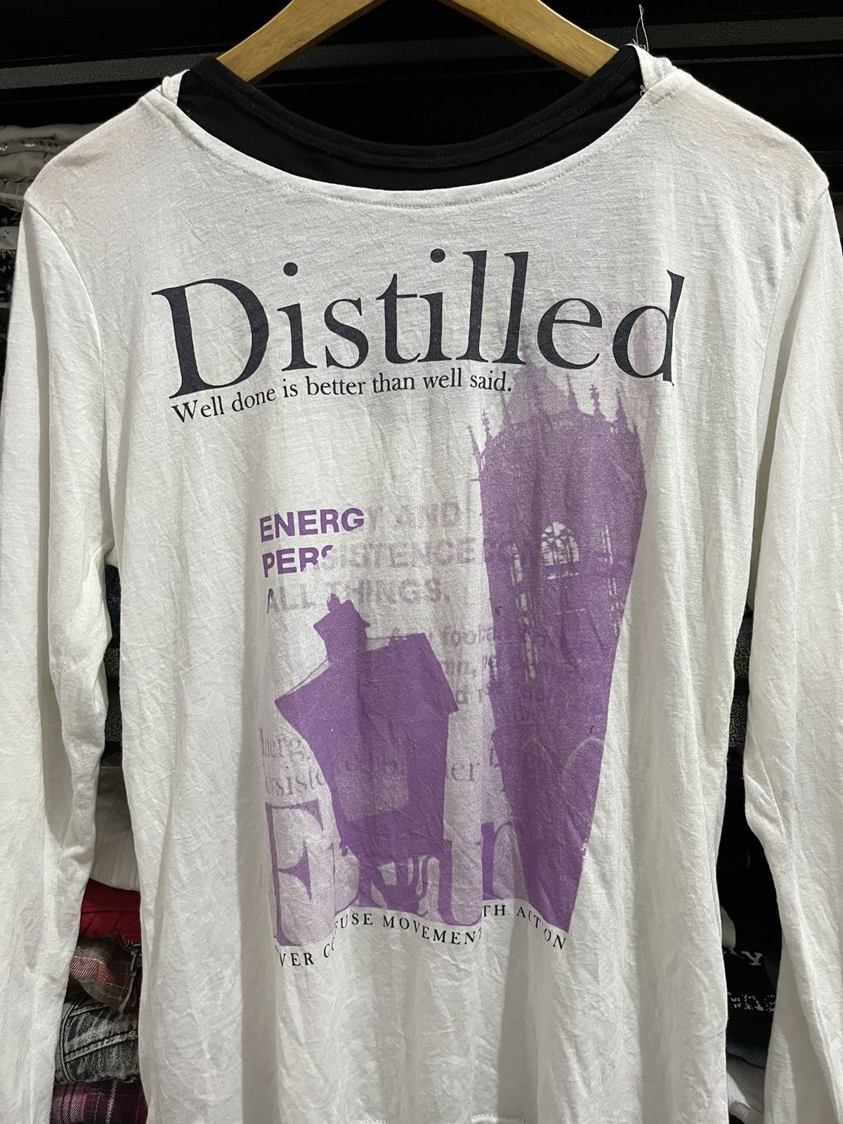 Beauty Beast × Hysteric Glamour × Yasuyuki Ishii 💸BINDINGOFFER💸Launching pad poem tee layer with hooded Size US M / EU 48-50 / 2 - 4 Thumbnail
