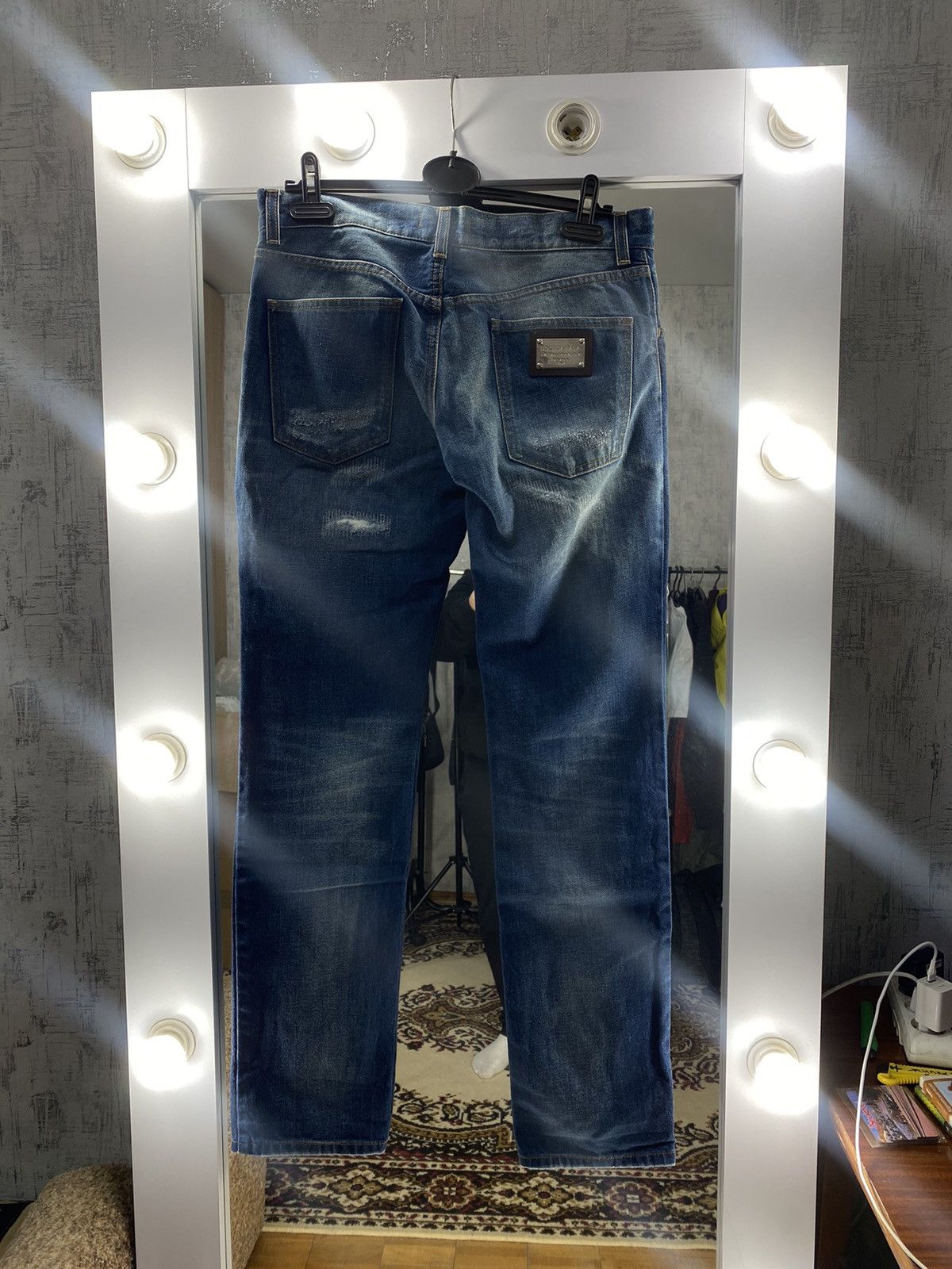 Dolce & Gabbana Dolce & Gabbana #14 Classic Destroyed Denim Jeans Size US 44 / EU 60 - 1 Thumbnail