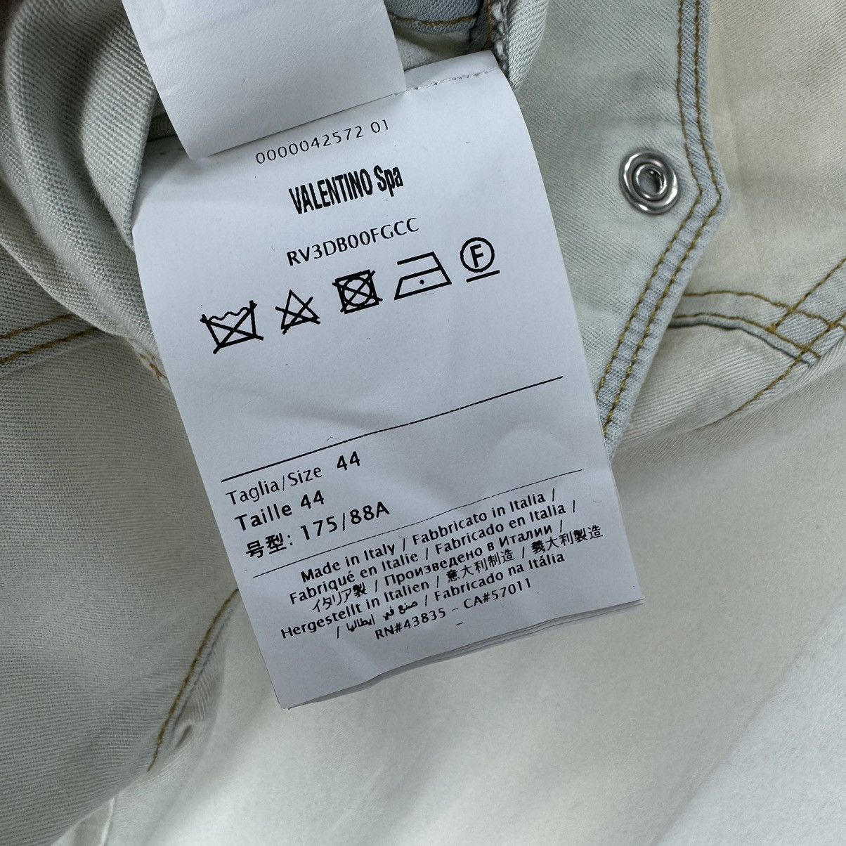 Valentino 🌟VALENTINO WESTERN FLANNEL BUTTON SHIRT Size US S / EU 44-46 / 1 - 11 Thumbnail