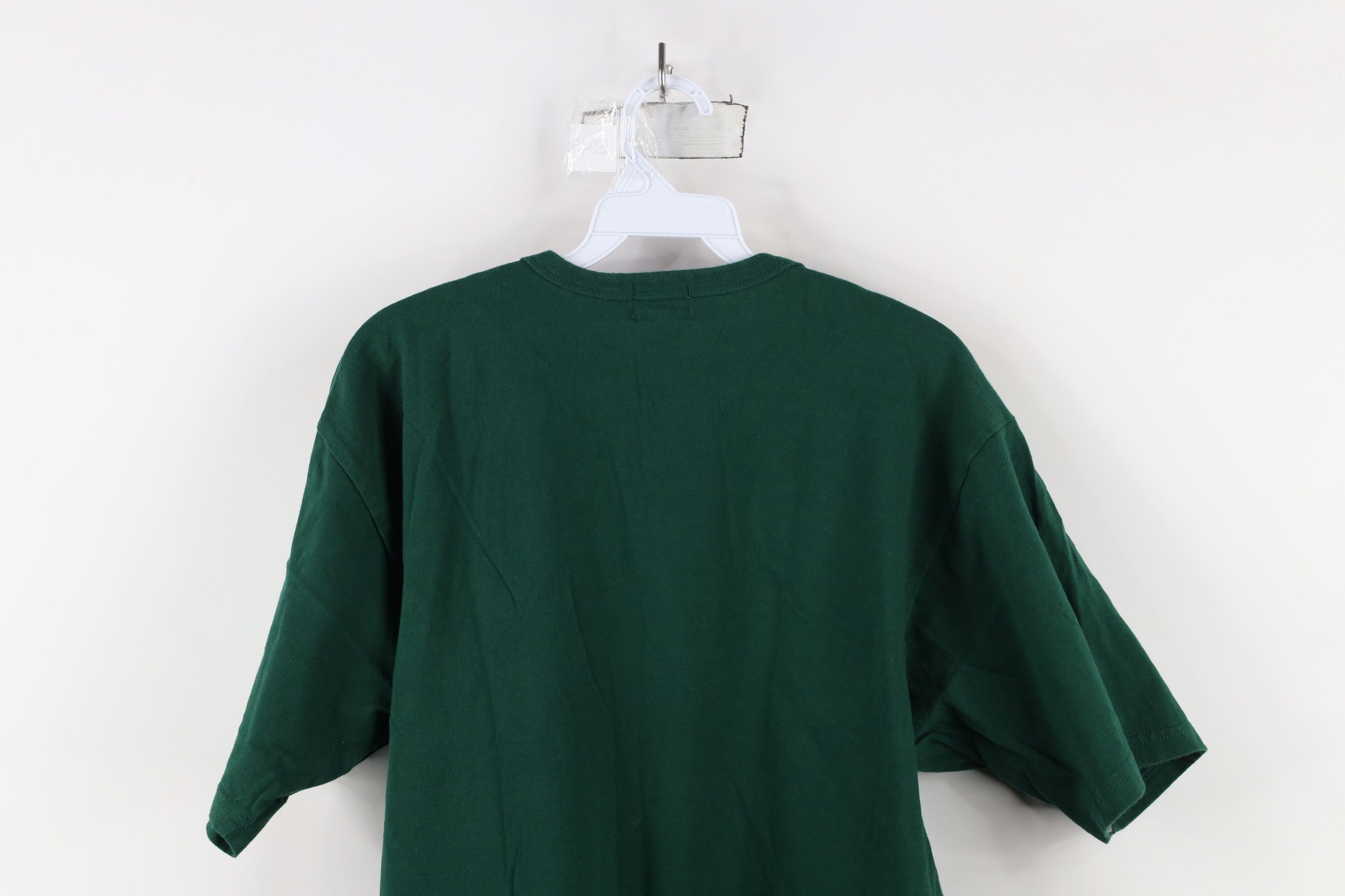 Vintage Vintage 90s Streetwear Short Sleeve T-Shirt Green Cotton Size US XXL / EU 58 / 5 - 7 Thumbnail