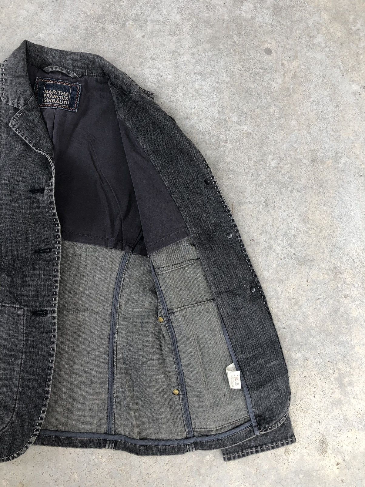 Marithe + Francois Girbaud Marithe Francois Girbaud Denim Jacket Distressed Size US M / EU 48-50 / 2 - 6 Thumbnail