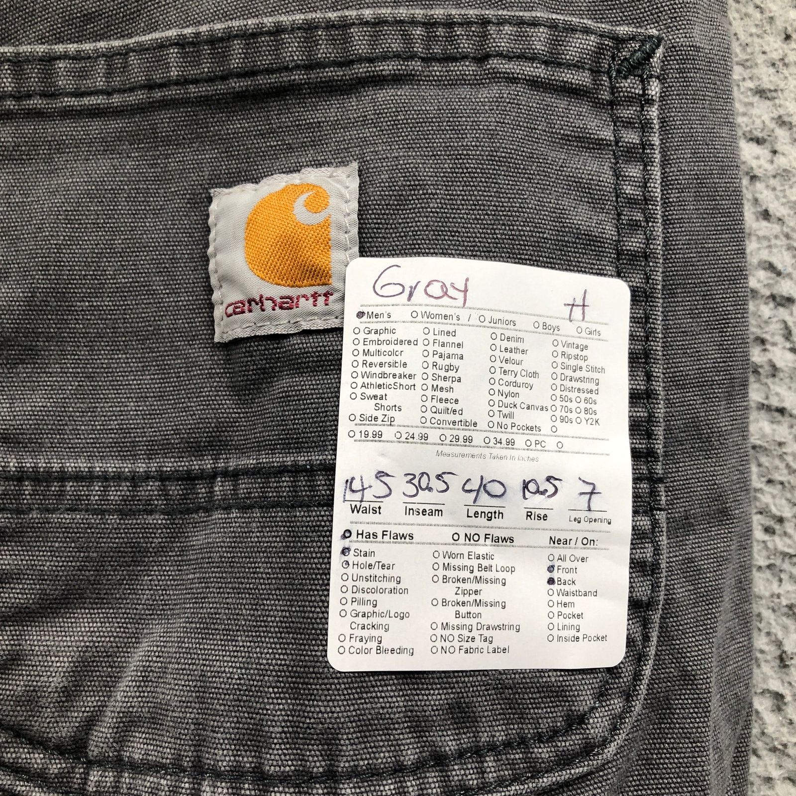 Carhartt Carhartt 102821 Rugged Flex Rigby Straight Fit Pant 30X32 Size US 30 / EU 46 - 2 Thumbnail