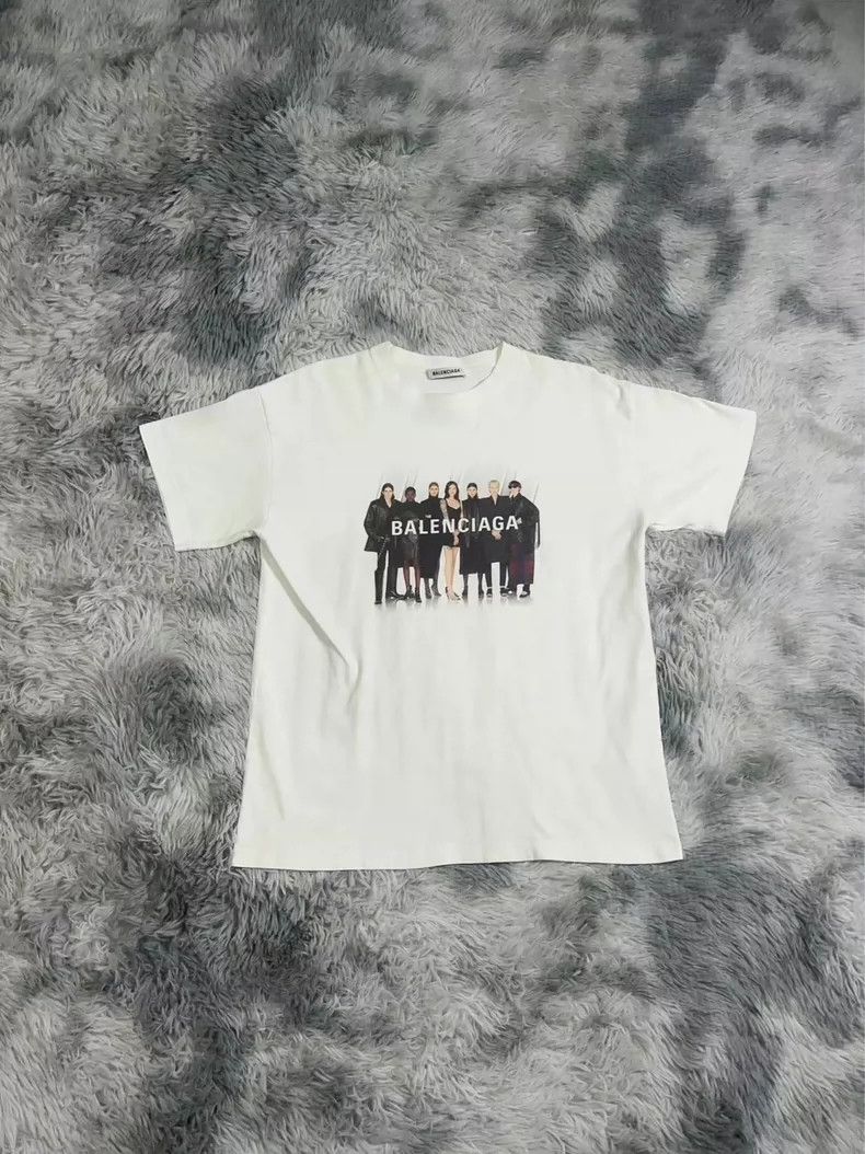 Balenciaga Balenciaga Band short sleeve white Size US M / EU 48-50 / 2 - 1 Thumbnail