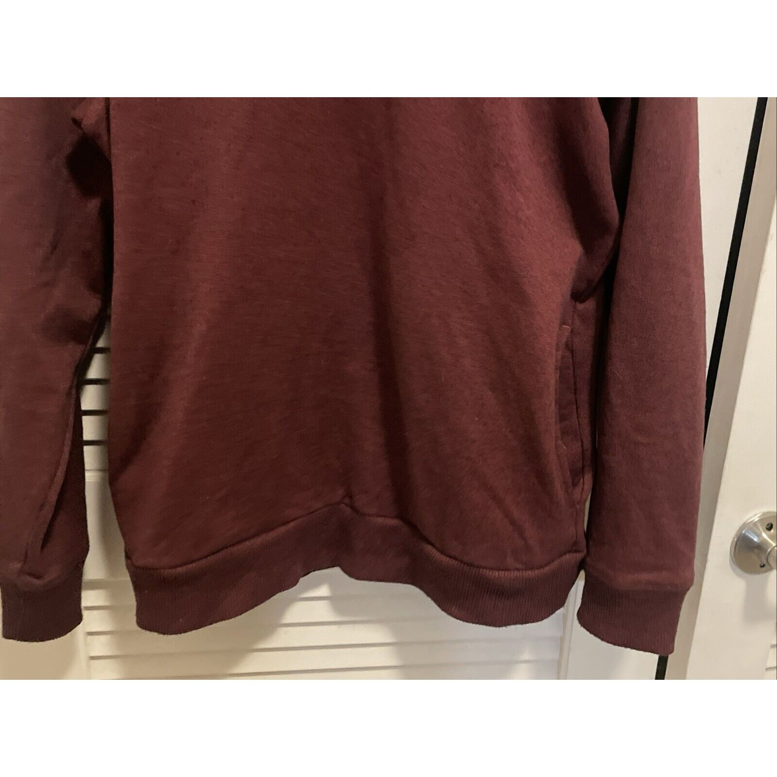 TravisMathew Travis Mathew Pullover Polo Sweater Shirt Heavy Maroon Burgu Size US M / EU 48-50 / 2 - 5 Thumbnail