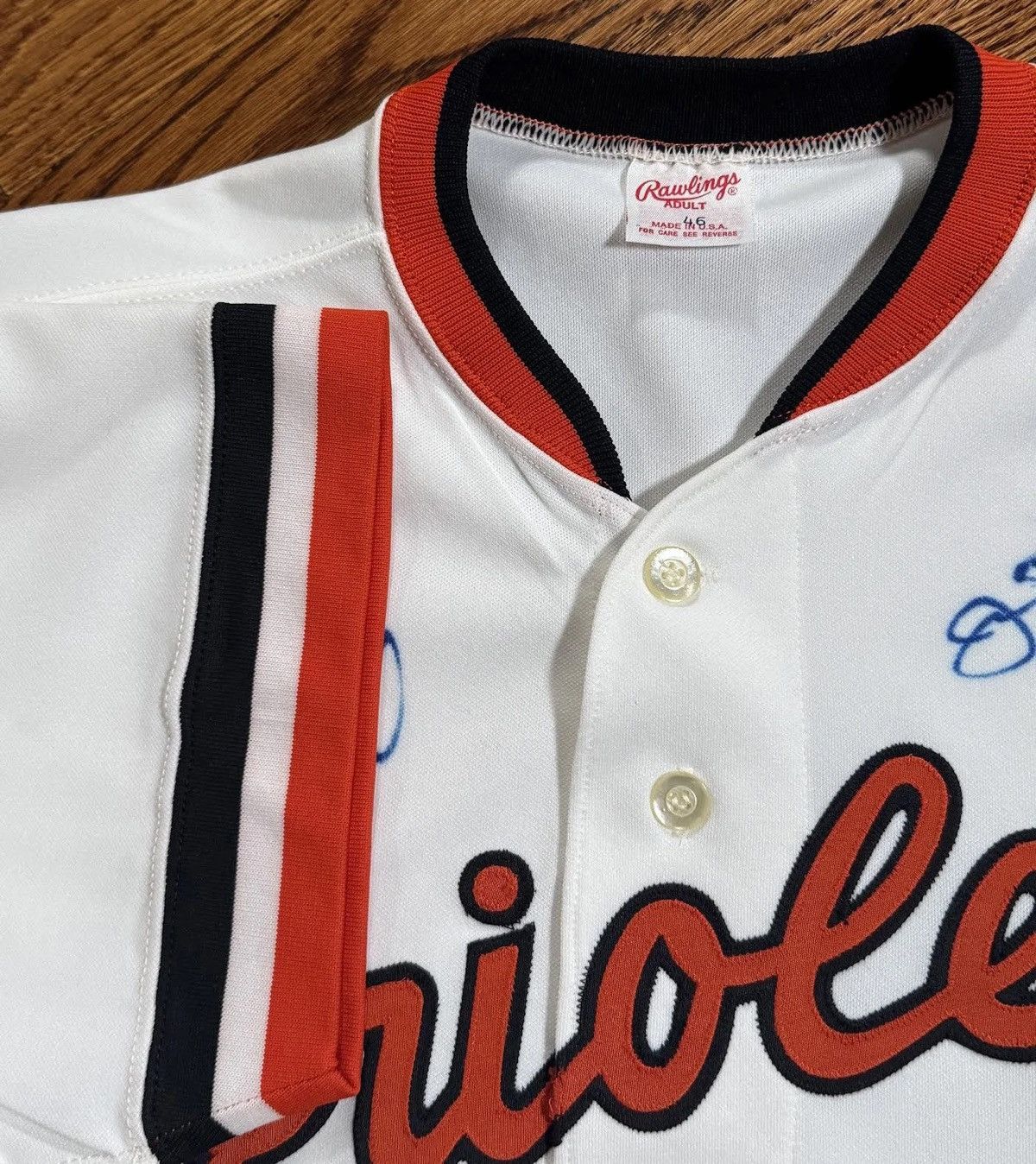 Vintage Vintage Rawlings Baltimore Orioles Authentic Home Jersey Size US XL / EU 56 / 4 - 5 Thumbnail