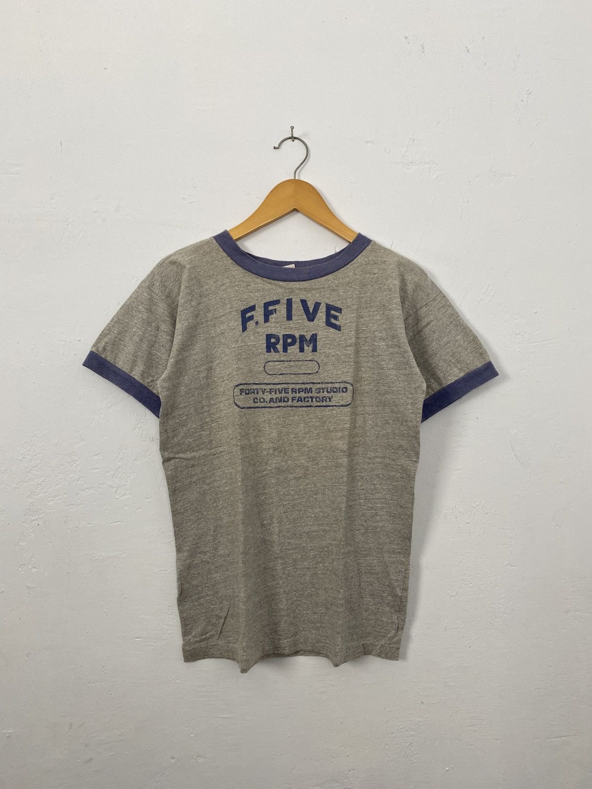 Vintage 45Rpm ringer t-shirt