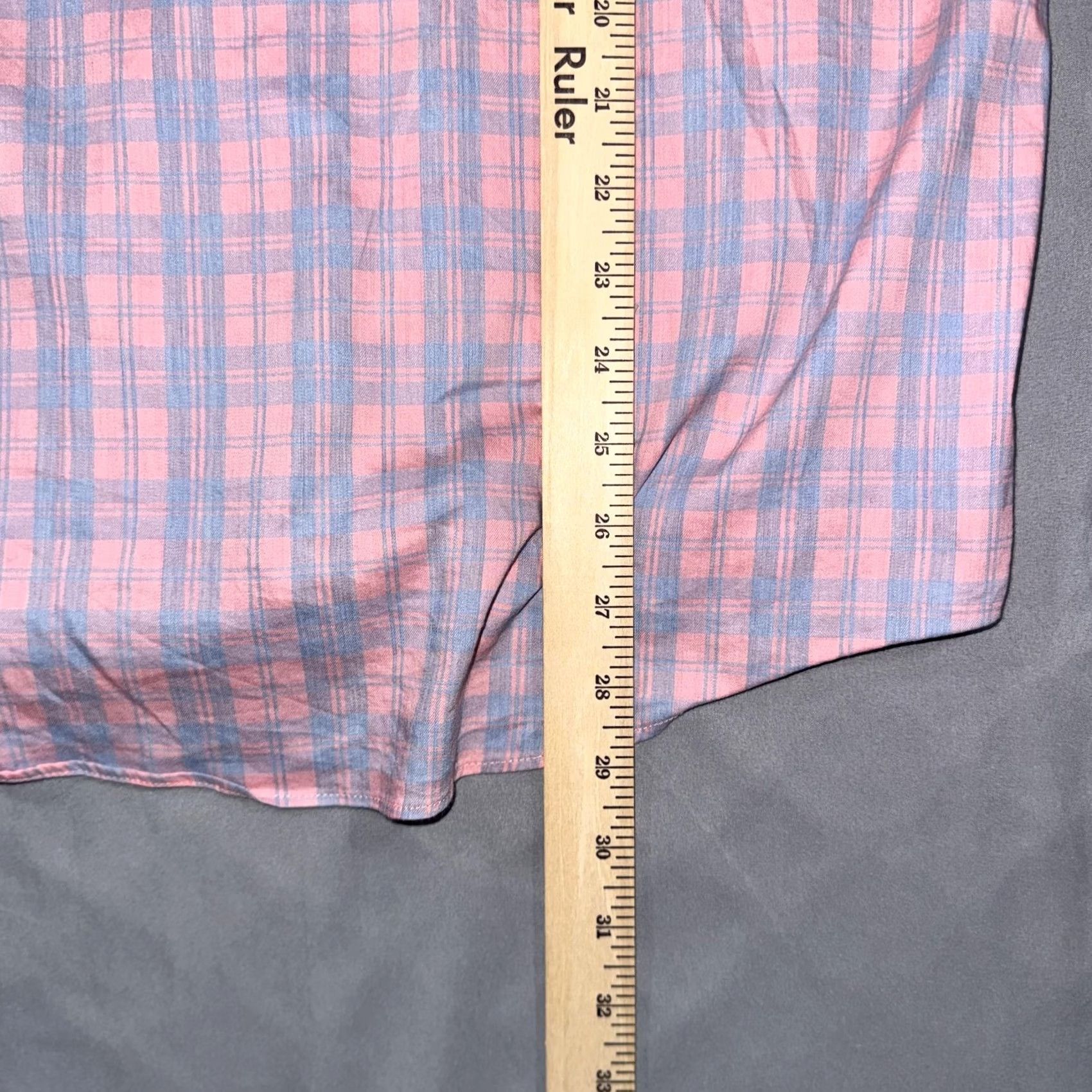 Faherty Faherty Shirt Mens M The Movement Shirt Long Sleeve Button Front Plaid Pink Casual Spring Regular Fit Womens? Mens Size US M / EU 48-50 / 2 - 8 Thumbnail