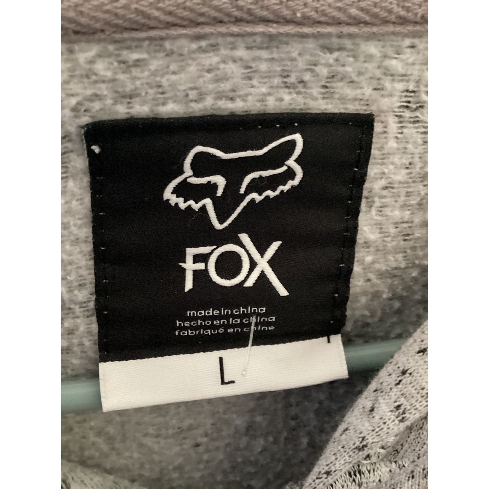 Fox Racing Fox Racing Beige Zip Up Hoodie Jacket Large Stretch Pockets Size L / US 10 / IT 46 - 6 Thumbnail