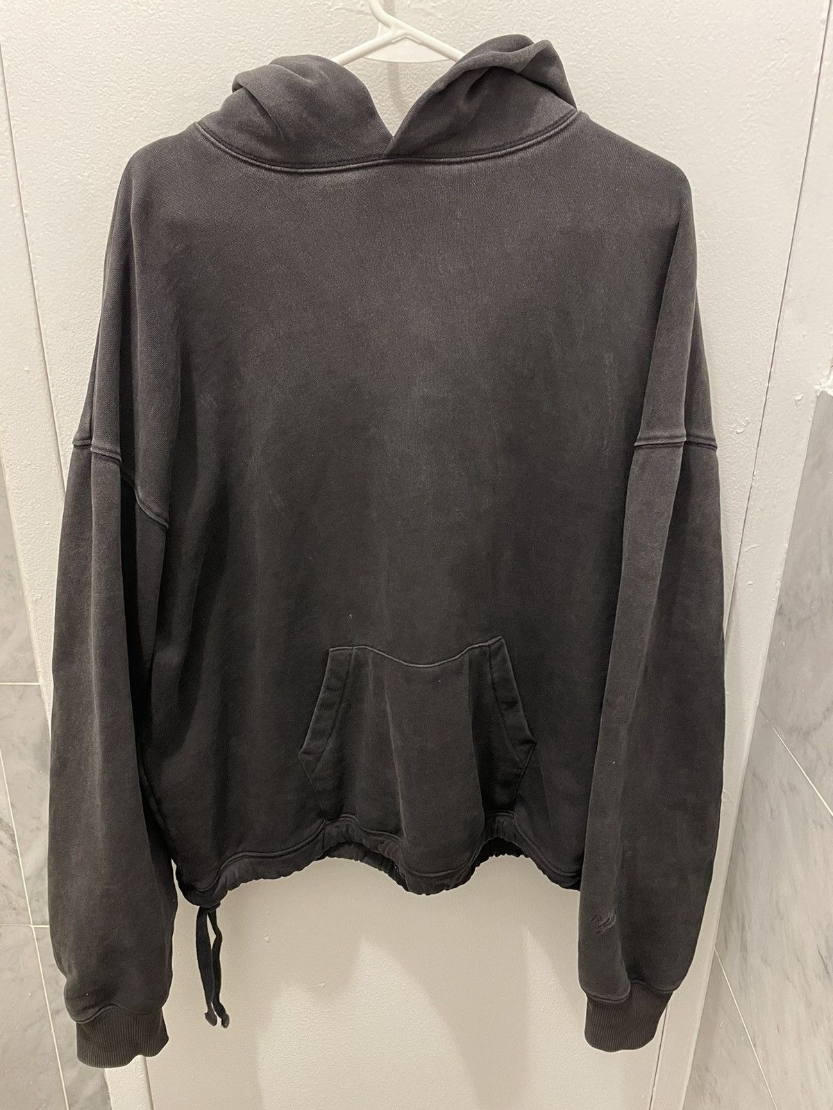 image of Ojardorf Black Drawstring Hoodie, Men's (Size Medium)