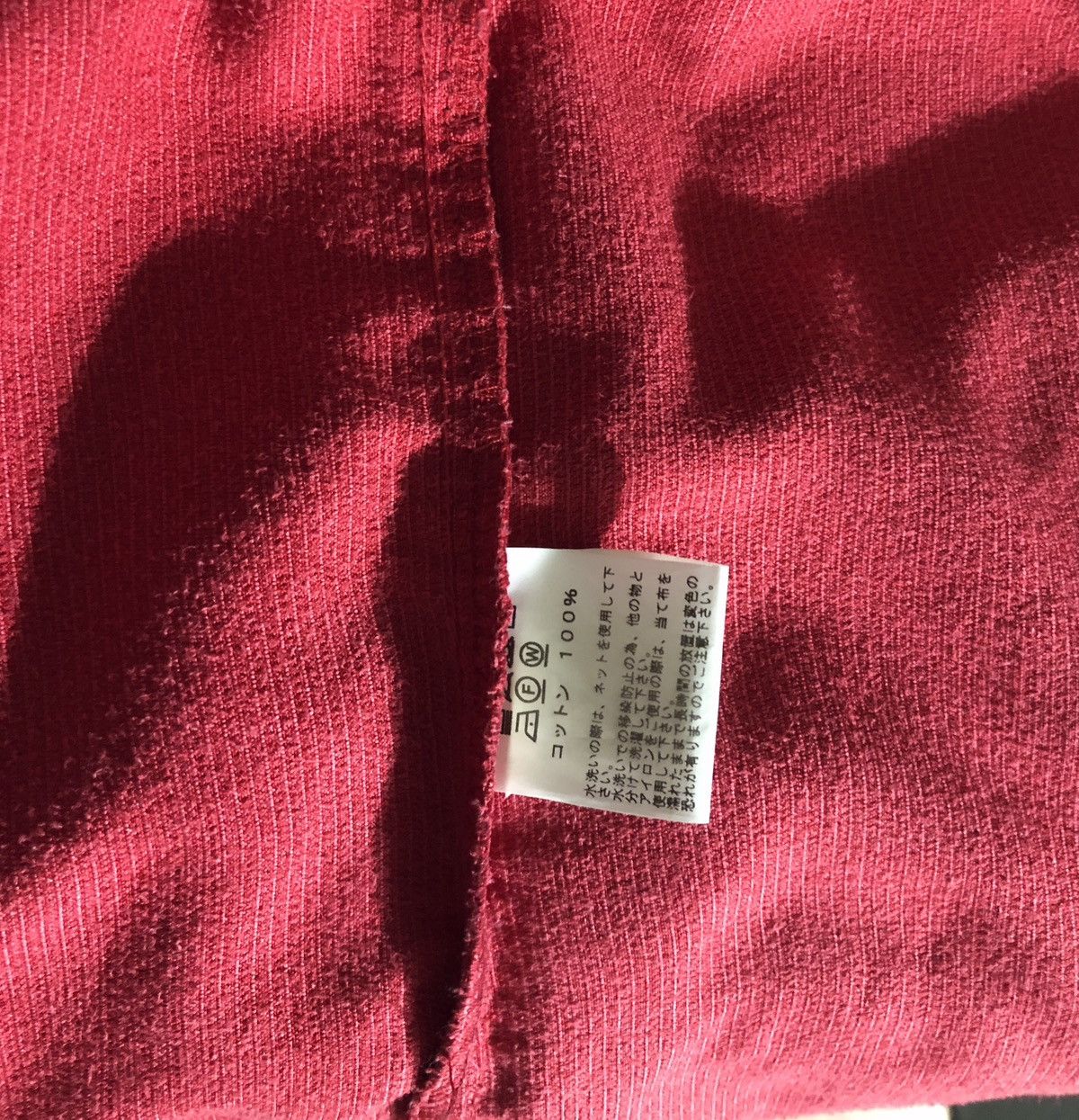 Sugar Cane × Vintage Vintage Sugar Cane Toyo Large Red Corduroy Button Up Shirt Size US L / EU 52-54 / 3 - 10 Thumbnail