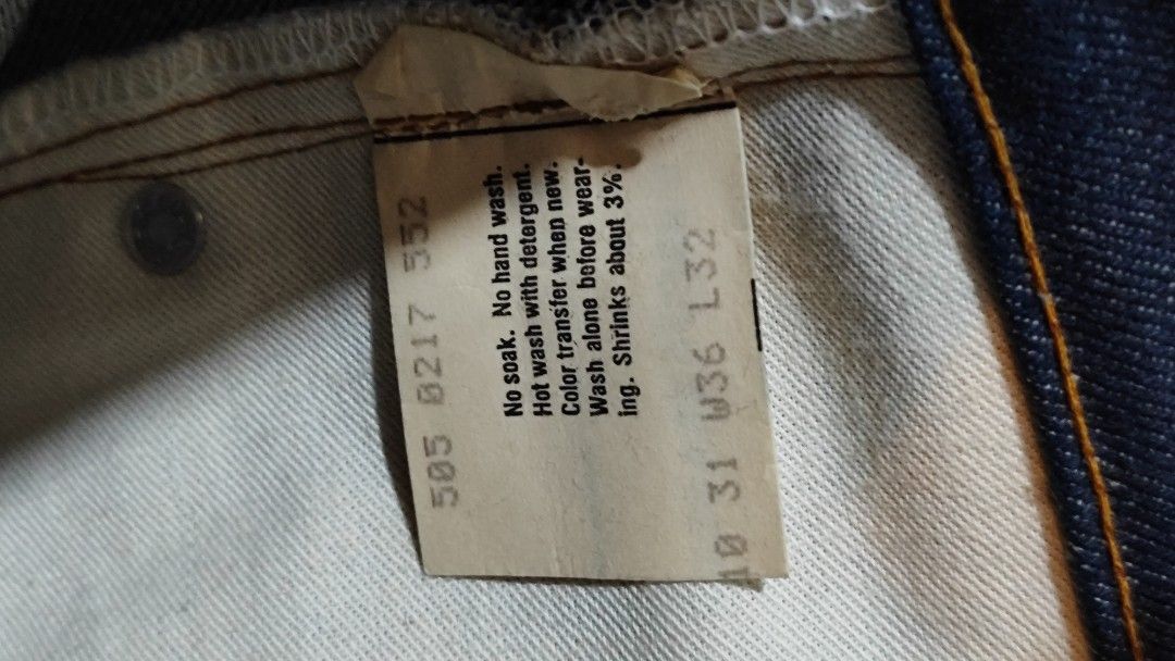 Levi's Vintage Clothing Vintage 1982 Levi’s 505-0217 Deadstock Jeans W36 L32 USA Size US 36 / EU 52 - 5 Thumbnail