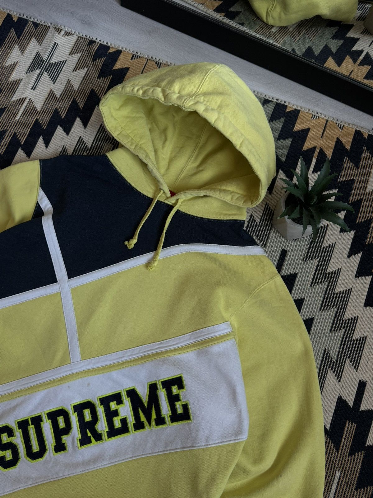 Supreme Supreme Diagonal Logo Hoodie Size US M / EU 48-50 / 2 - 5 Thumbnail